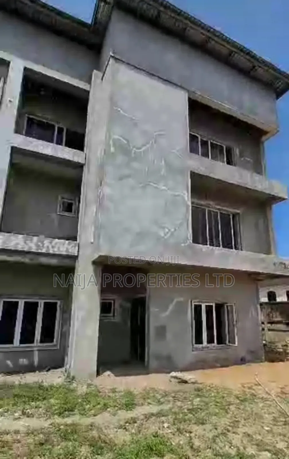 Carcass 3units of 4bed Terrace Off T.F Kuboye Lekki Right