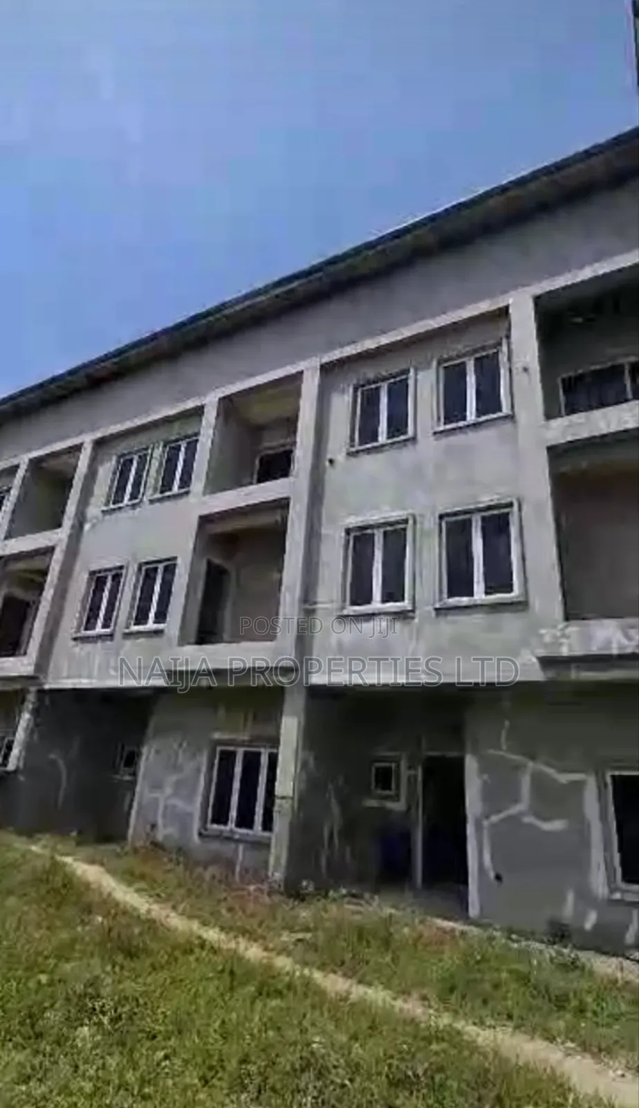 Carcass 3units of 4bed Terrace Off T.F Kuboye Lekki Right