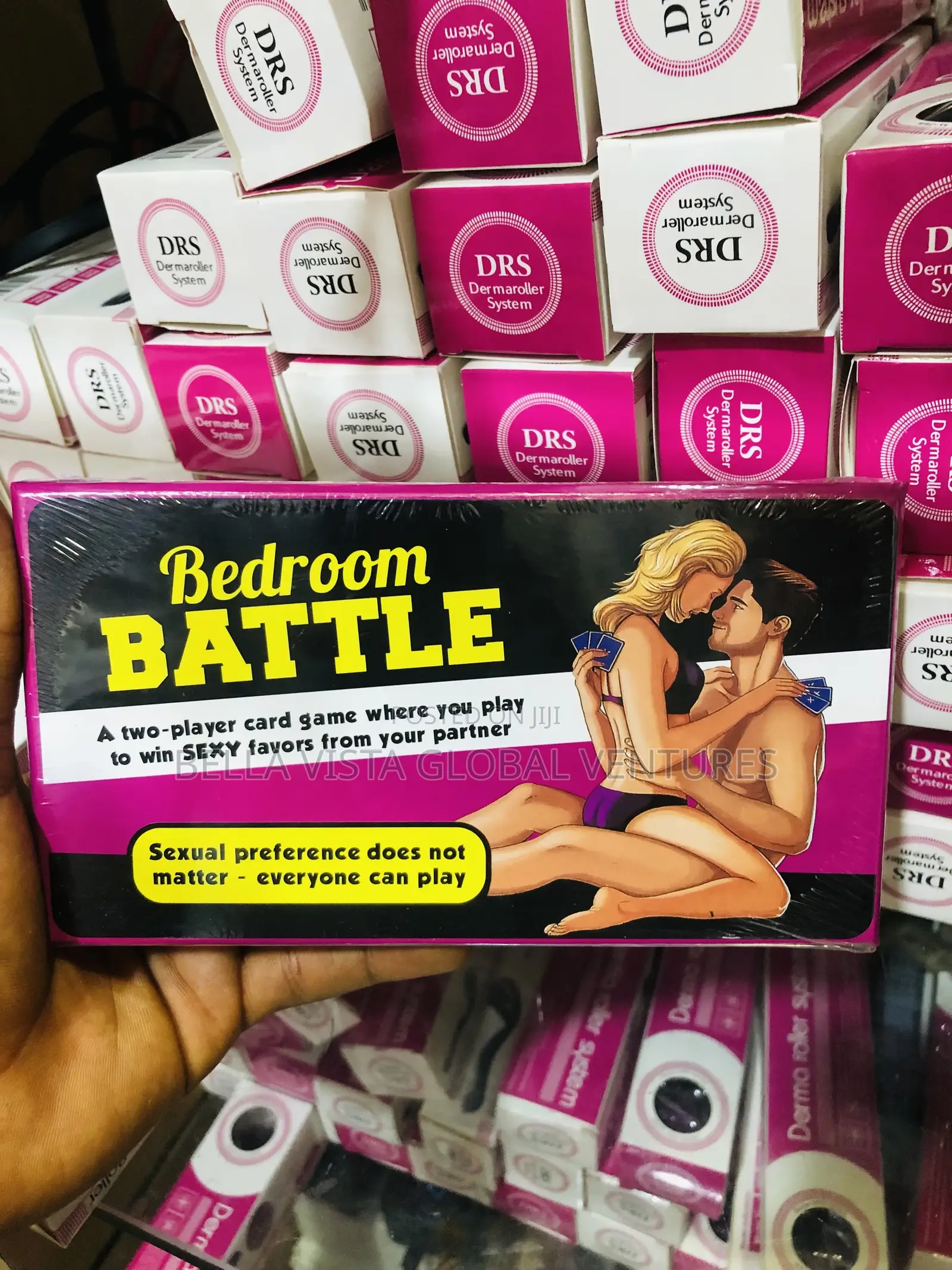 Bedroom Battle Sex Couple Game Card