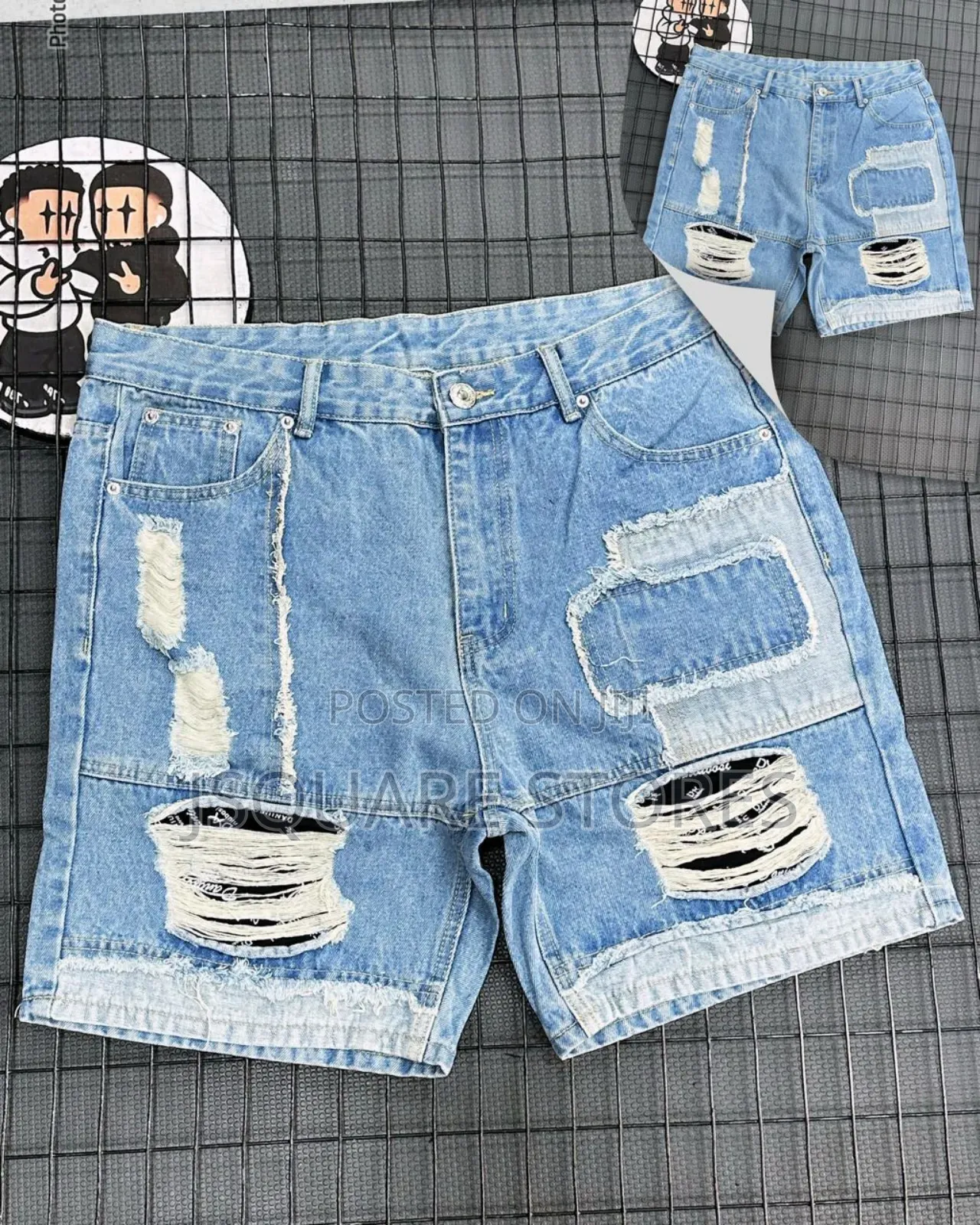 Luxury Men Jean Knickers/Shorts