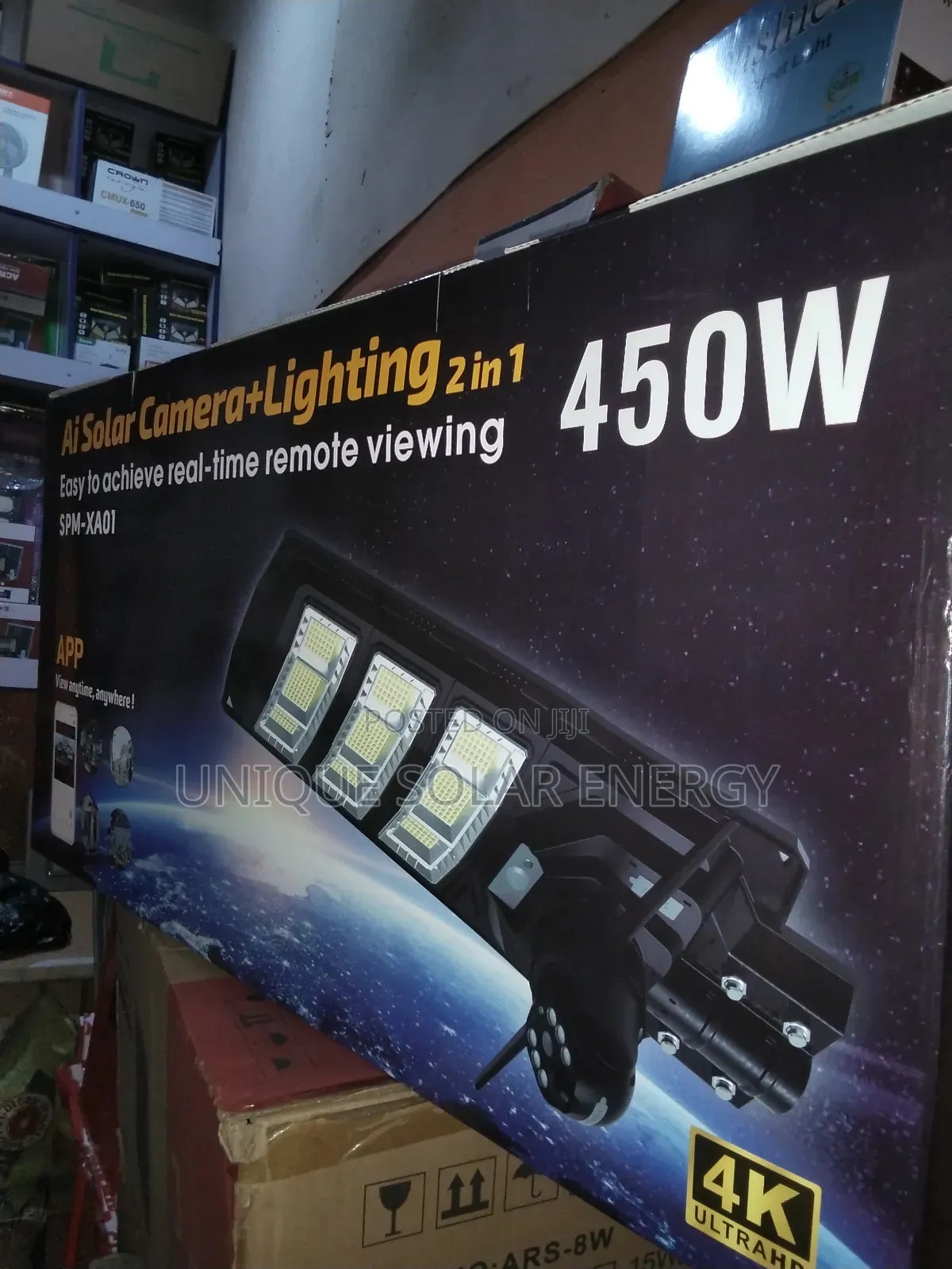 450w Solar Street With With Camera 2in1