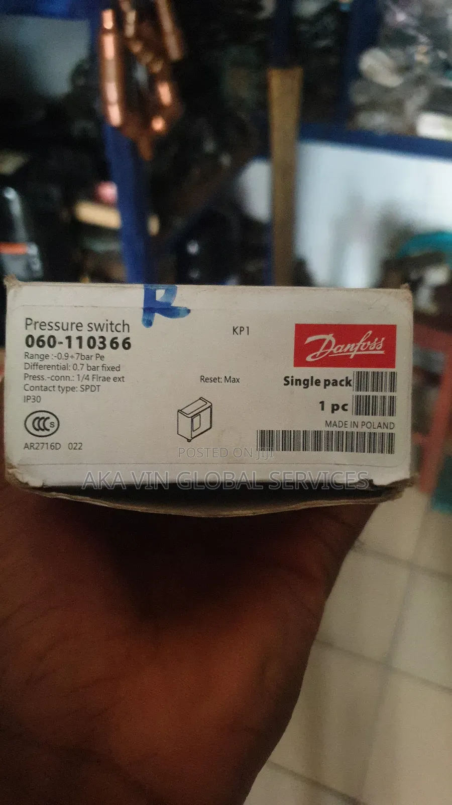 Pressure Switch, Kp1 060-110366