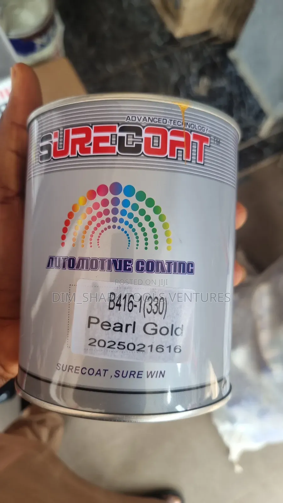 Original Car Paint Pearl Gold(1l)Sure Coat