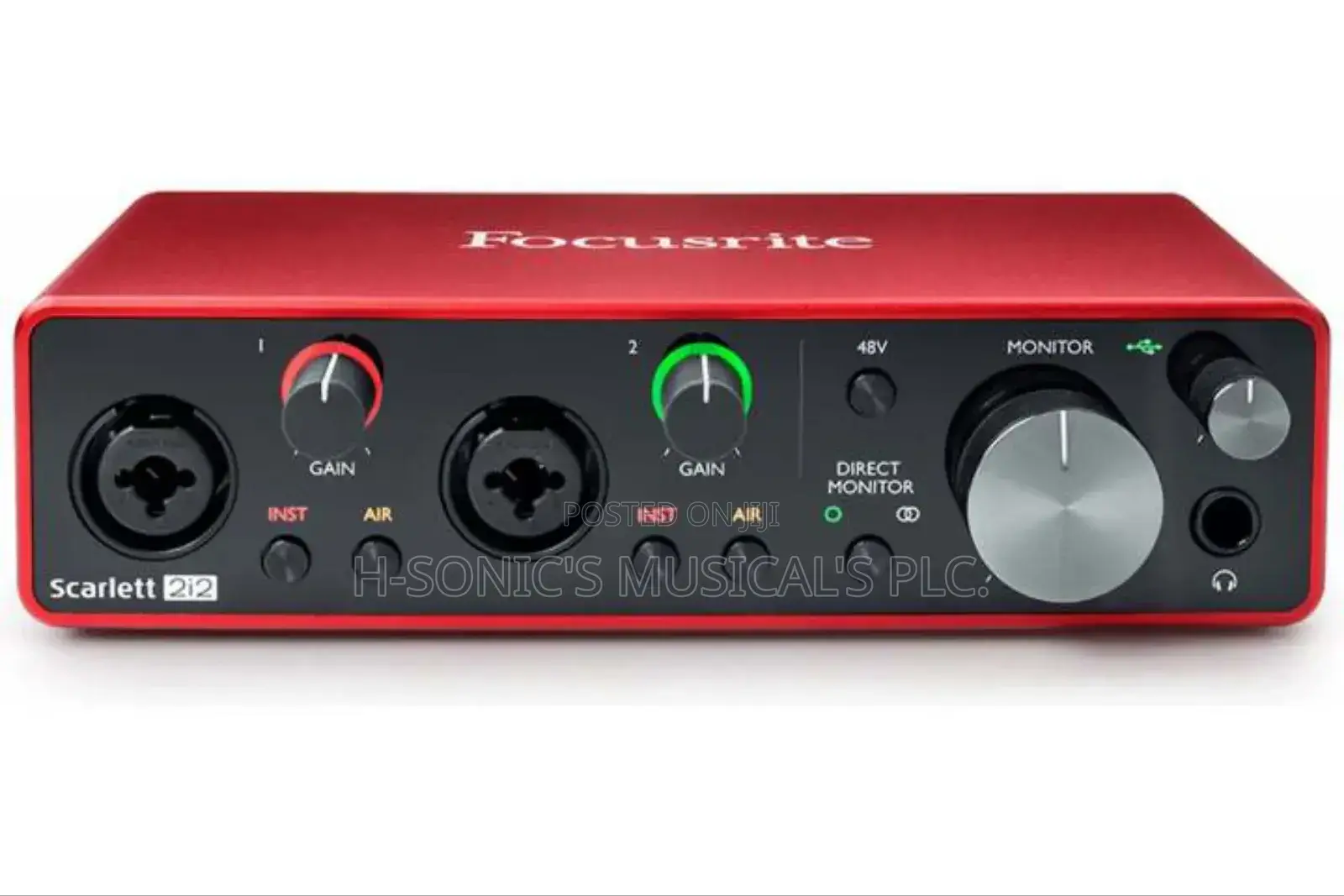 Focusrite Scarlett 2i2 (3rd Gen) Usb Audio Interface