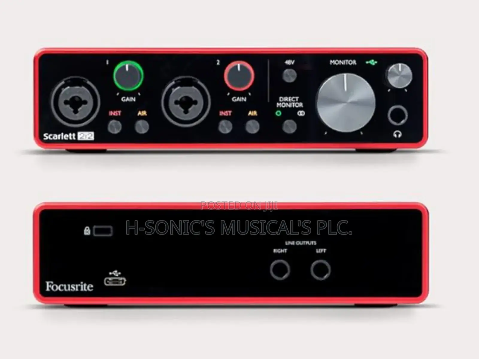 Focusrite Scarlett 2i2 (3rd Gen) Usb Audio Interface