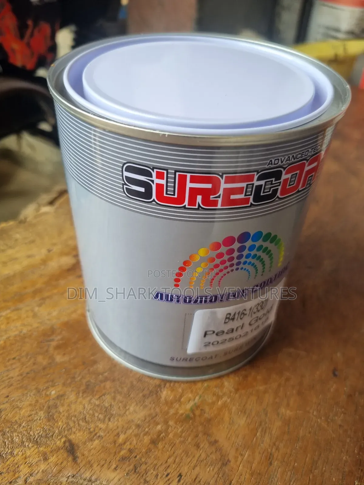 Original Car Paint Pearl Gold(1l)Sure Coat