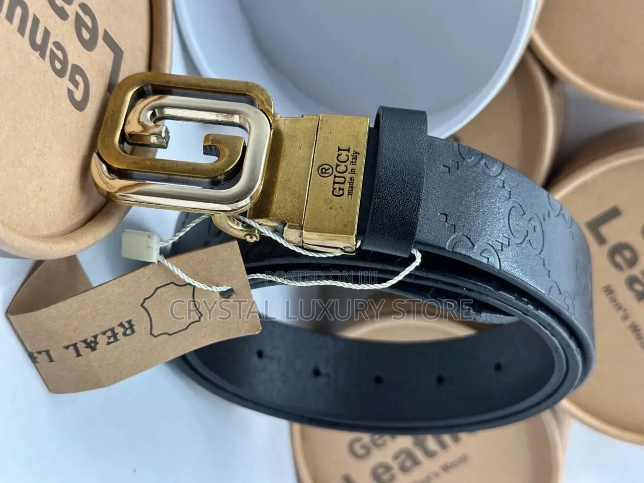 Gucci Quality Luxury Men Genuine Leather Belt