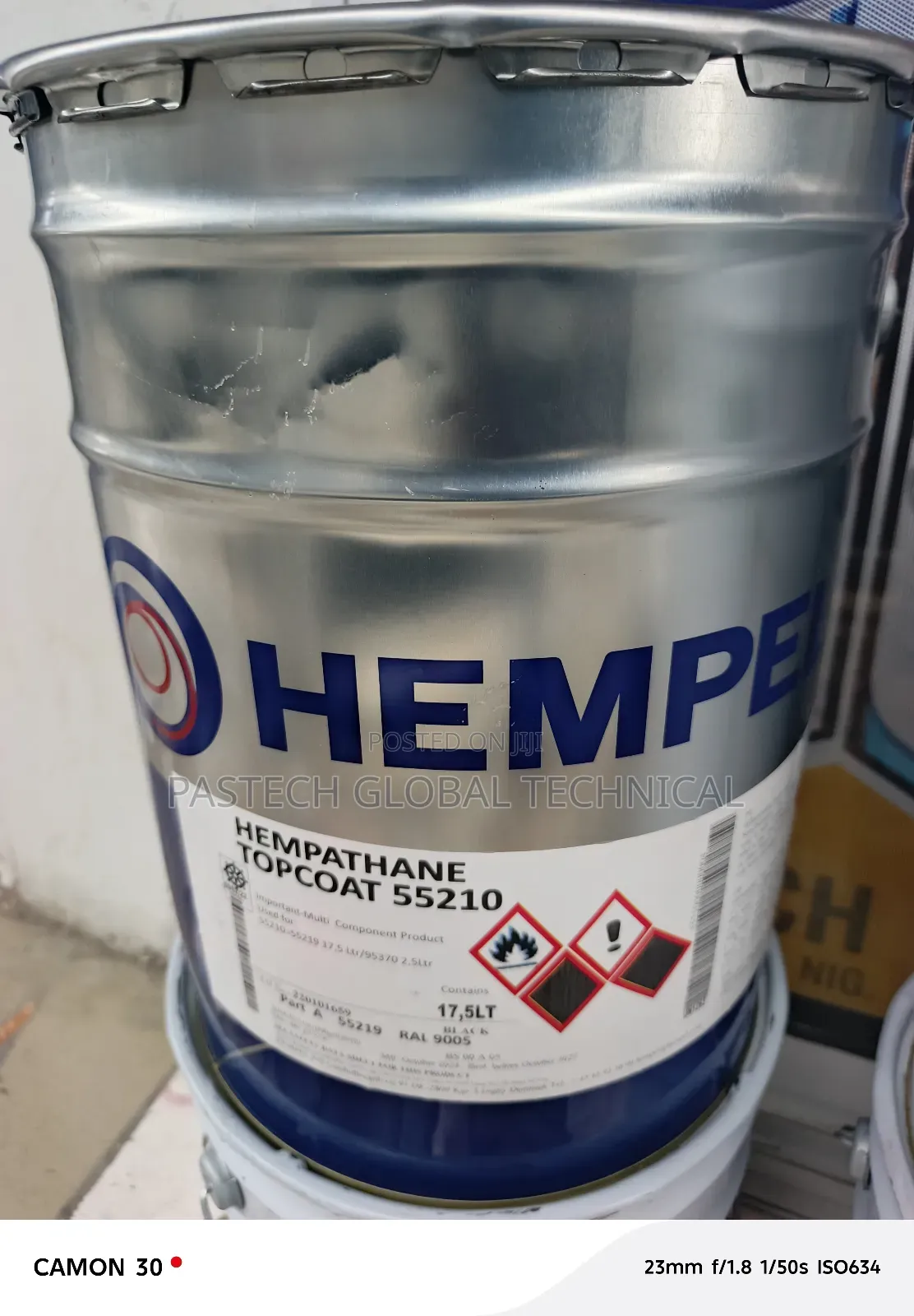 Hempathane Topcoat 55210 (Black) a/B Component
