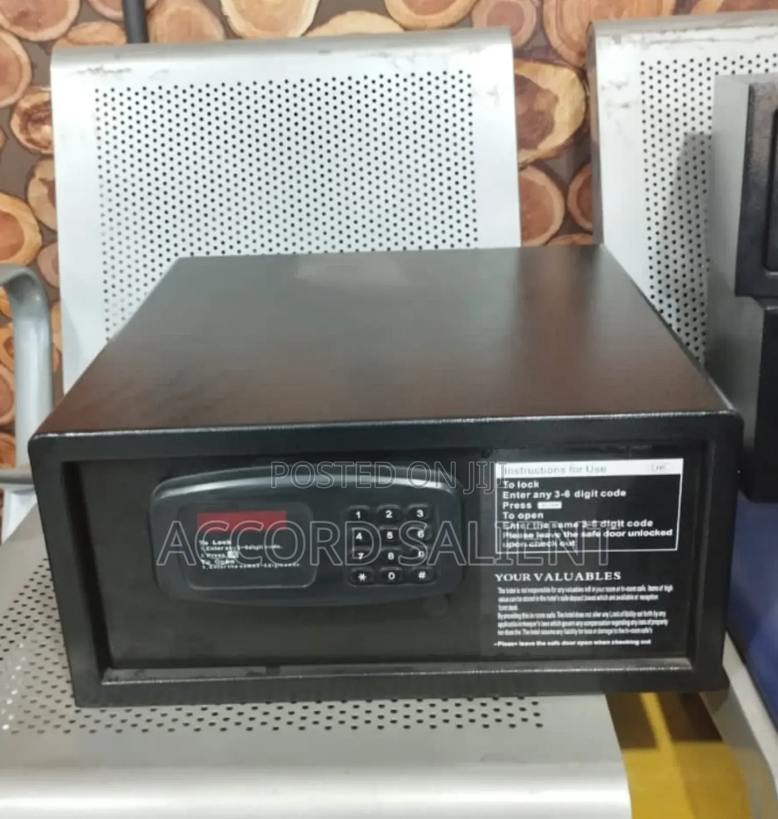 Digital Safe for Hotels, Office and Home