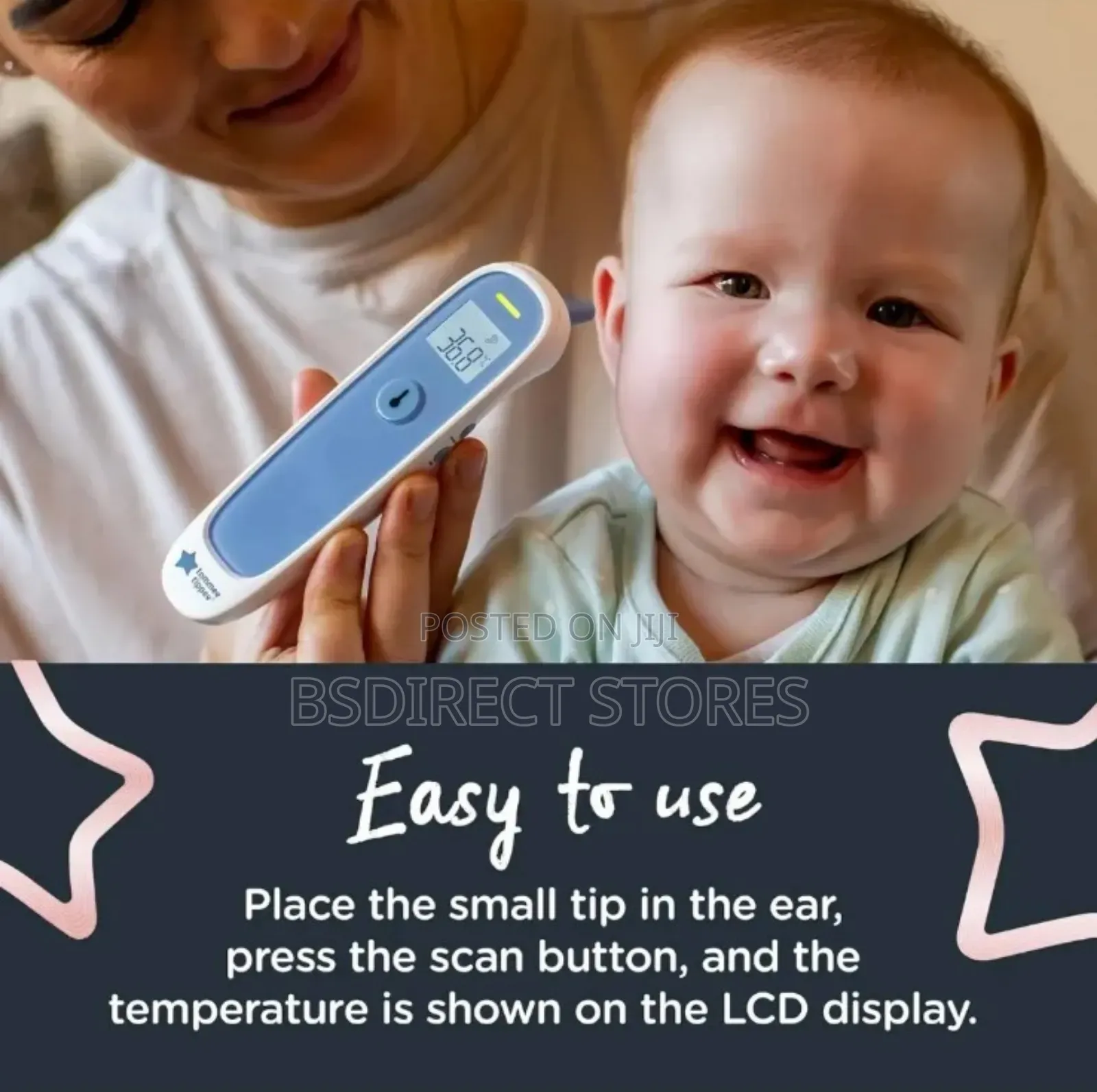 Tommee Tippee Inear Digital Thermometer, Suitable for 3m+