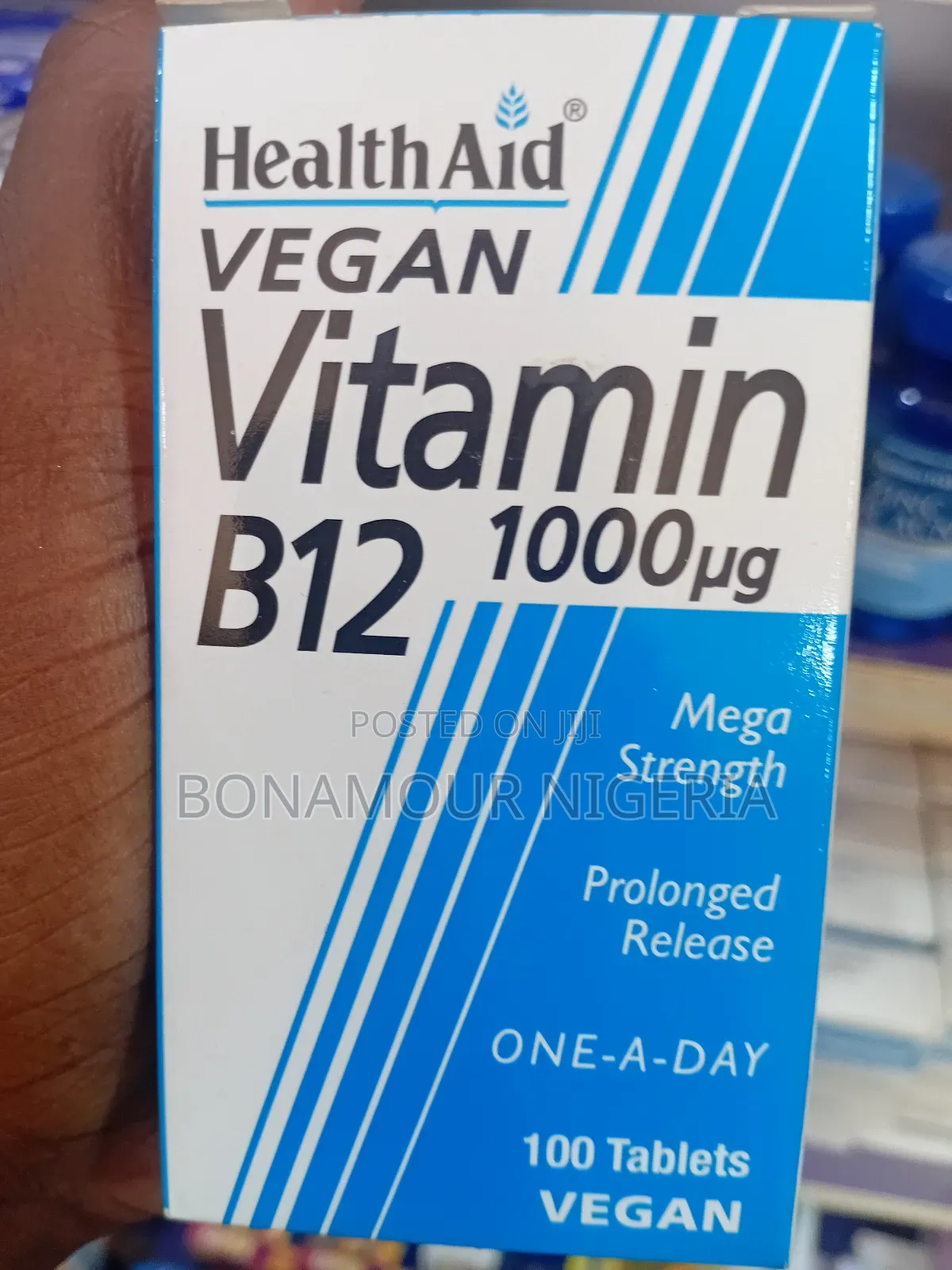Healthaid Vitamin B12(Cyanocobalamin)1000ug X100 Veg Tabs