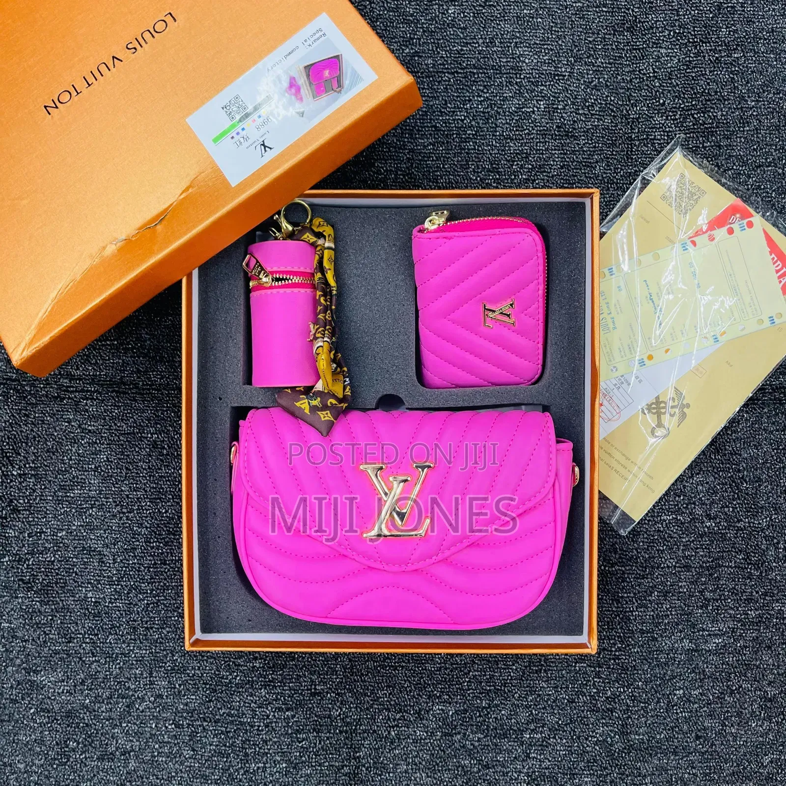 *Louis Vuitton Inspired Female Bag Gift Set*