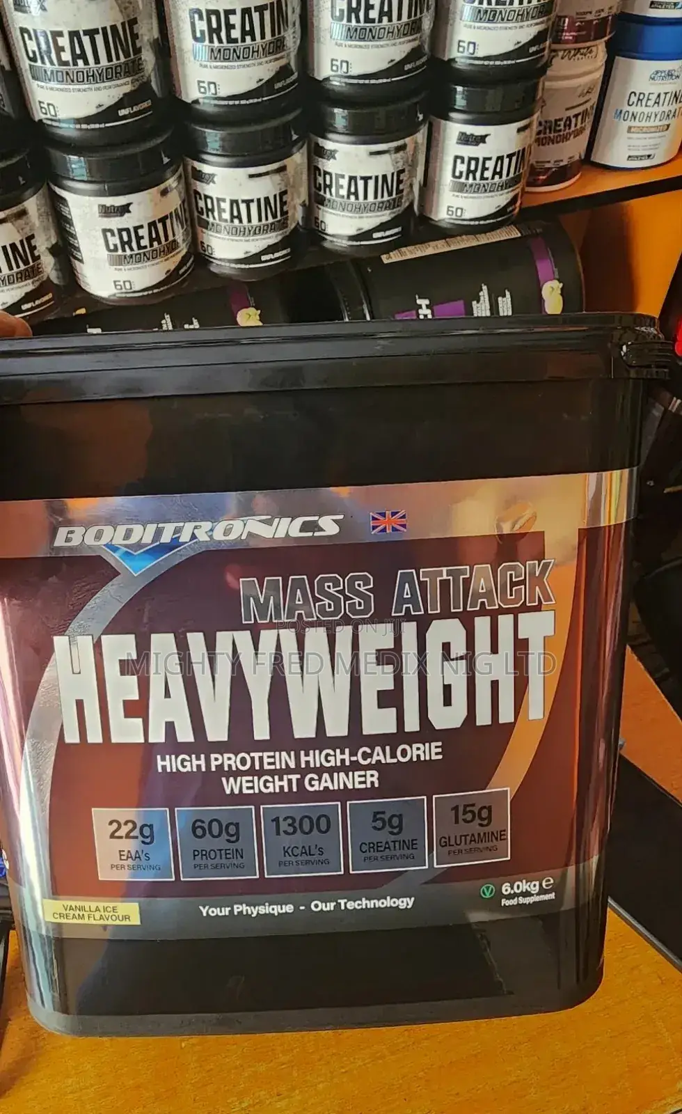 Bodytronics Mass Attack Heavy Weight Mass Gainer 6kg