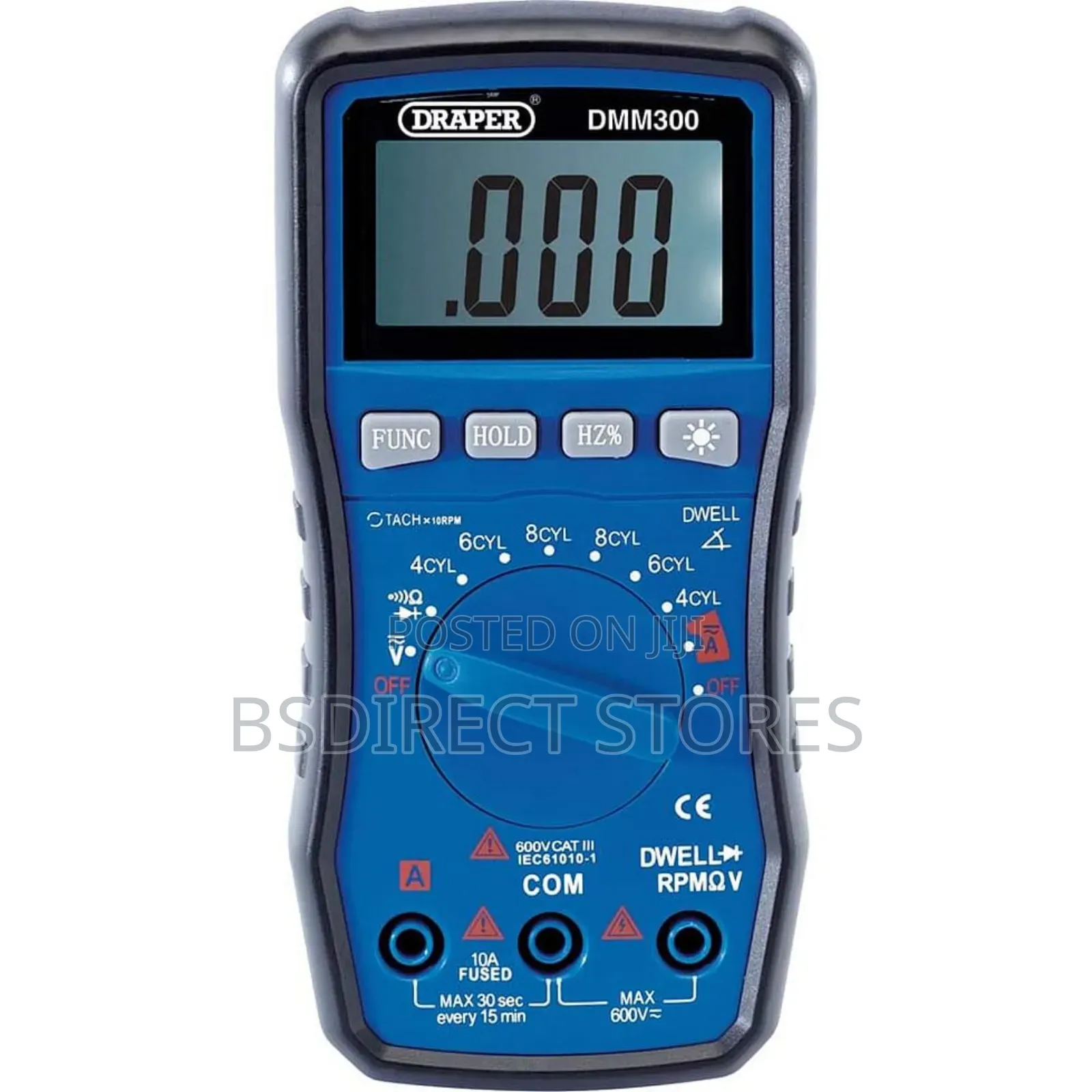 Draper 300 Series Automotive Digital Multimeter LCD Screen