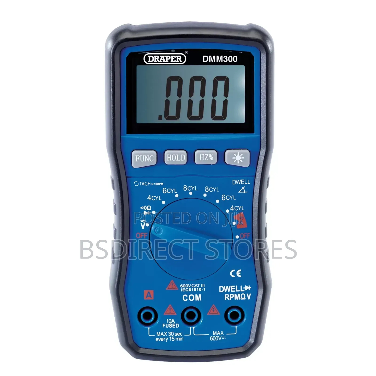 Draper 300 Series Automotive Digital Multimeter LCD Screen