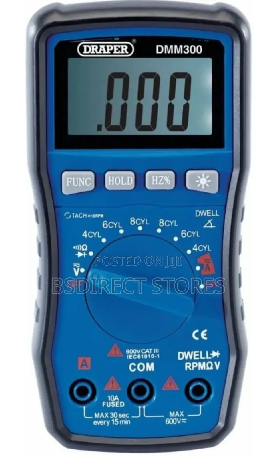 Draper 300 Series Automotive Digital Multimeter LCD Screen