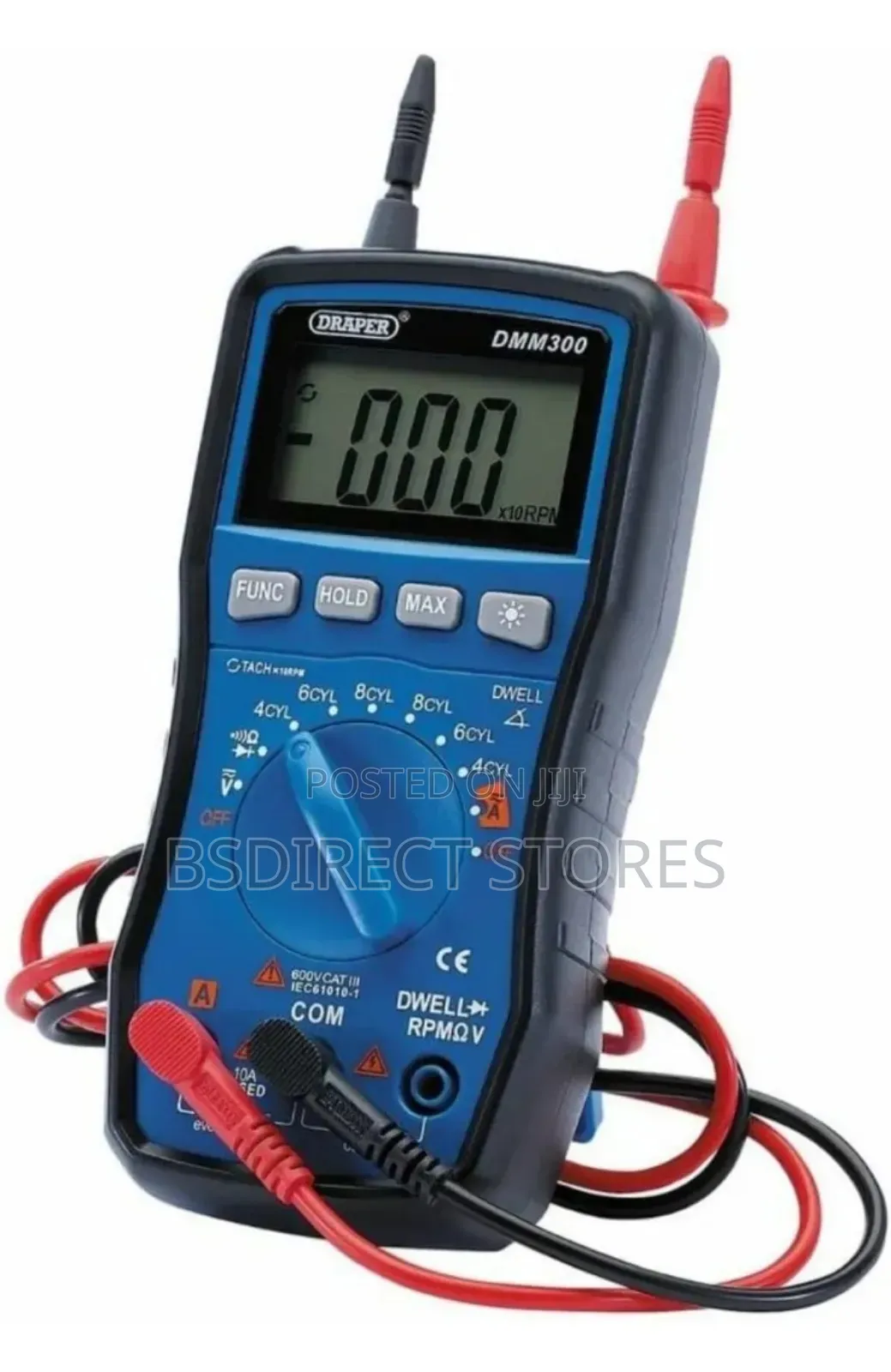 Draper 300 Series Automotive Digital Multimeter LCD Screen