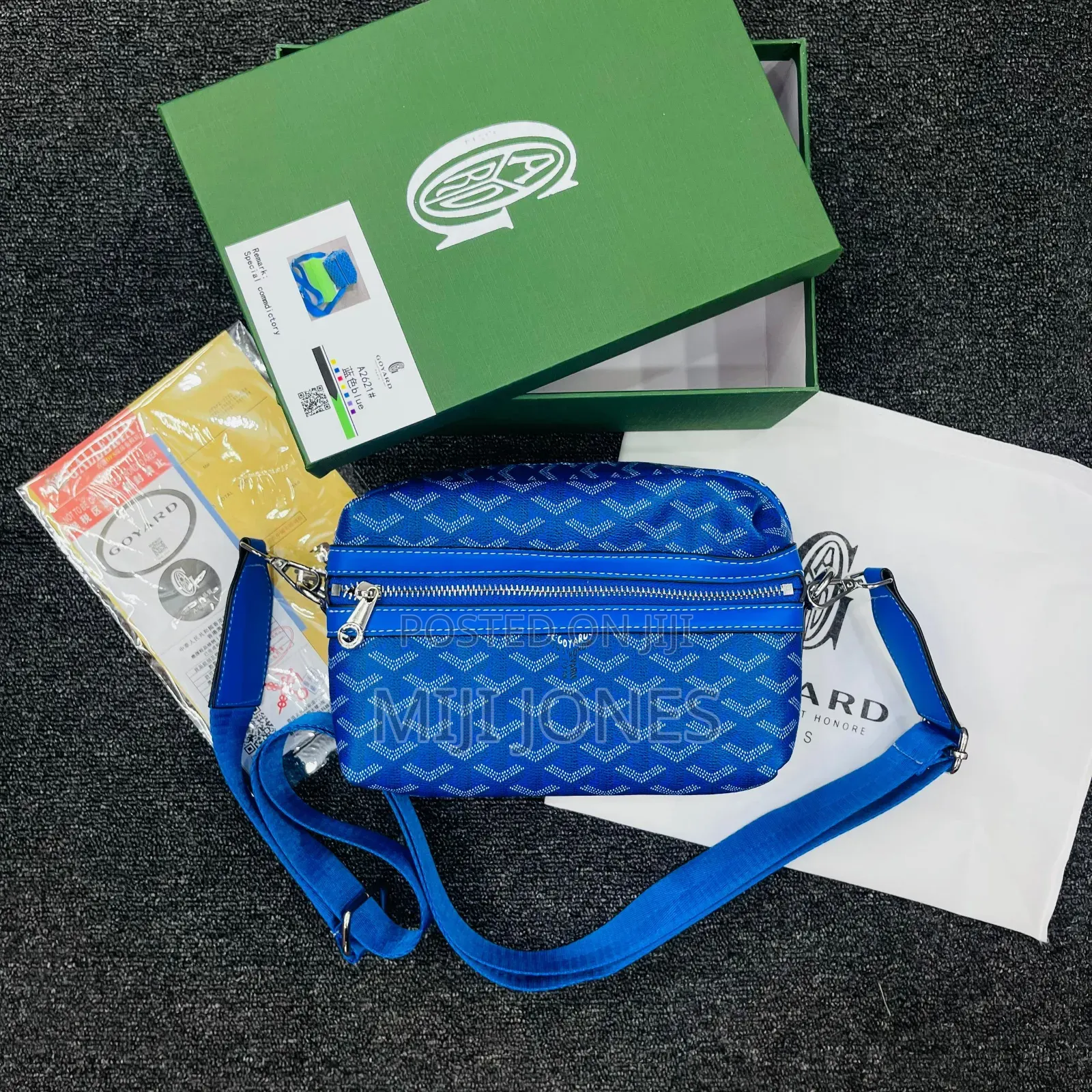 *Goyardine Puff Shoulder Bag* Available in Colors: