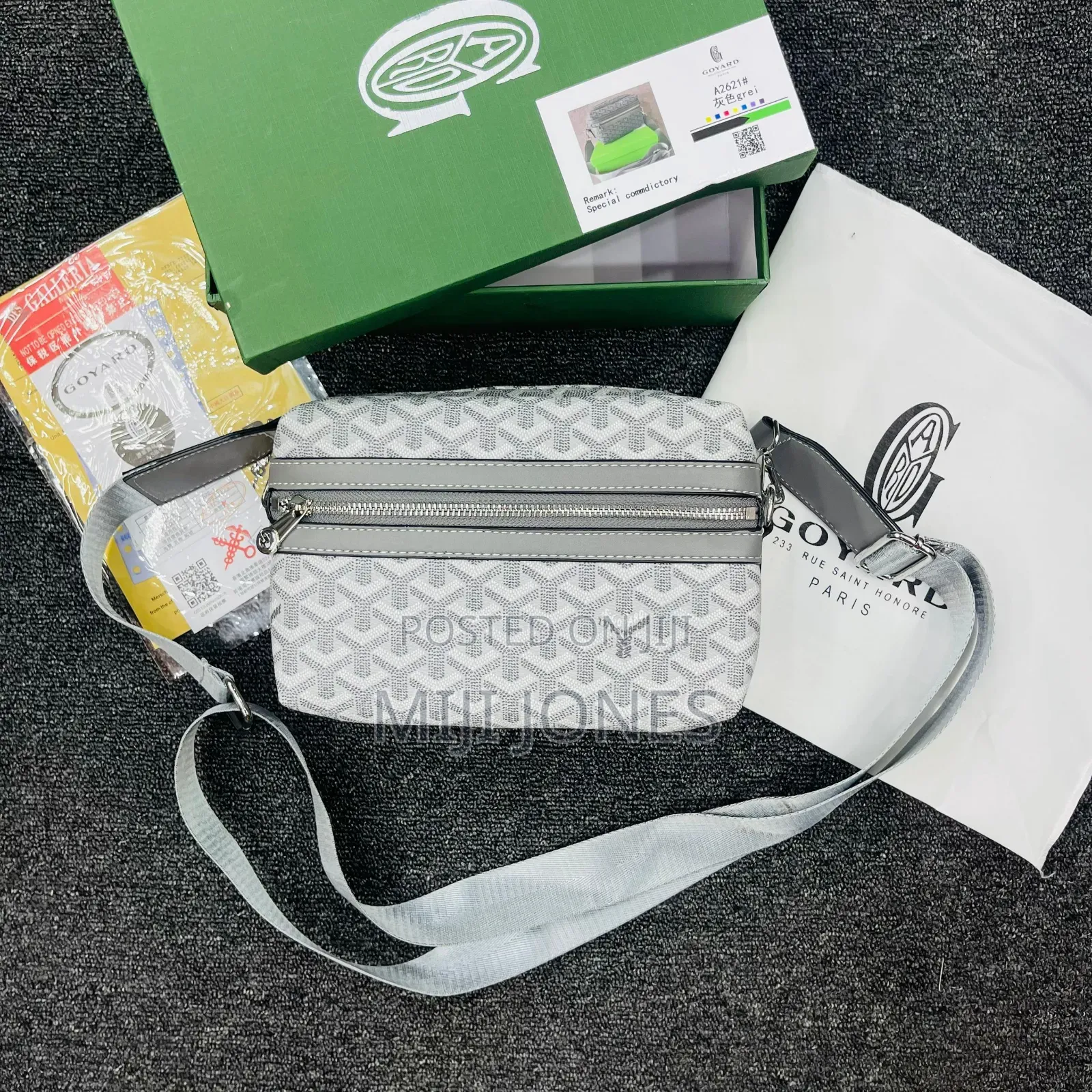 *Goyardine Puff Shoulder Bag* Available in Colors:
