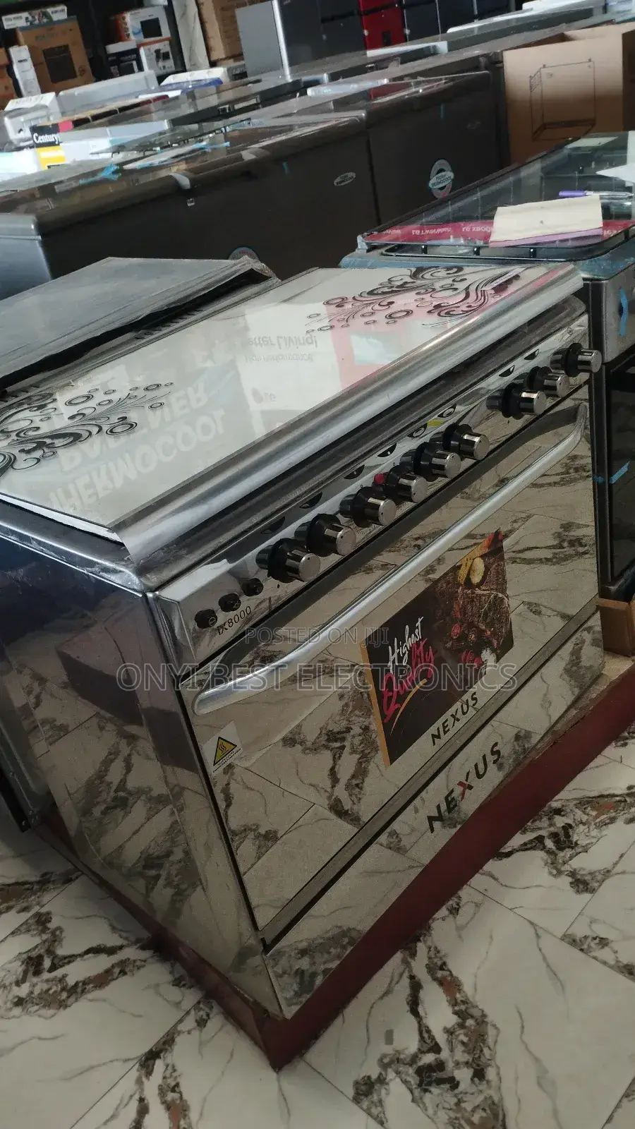 Nexus Gc 90x60 4gas +2 Electric Stainless NNX-8001s