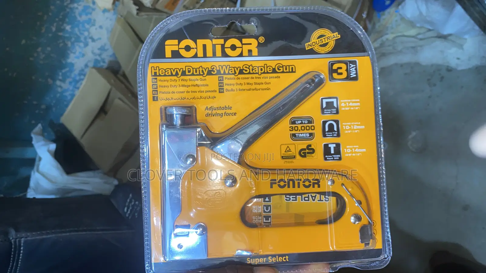 Fontor Heavy Duty 3 in 1 Staple Gun