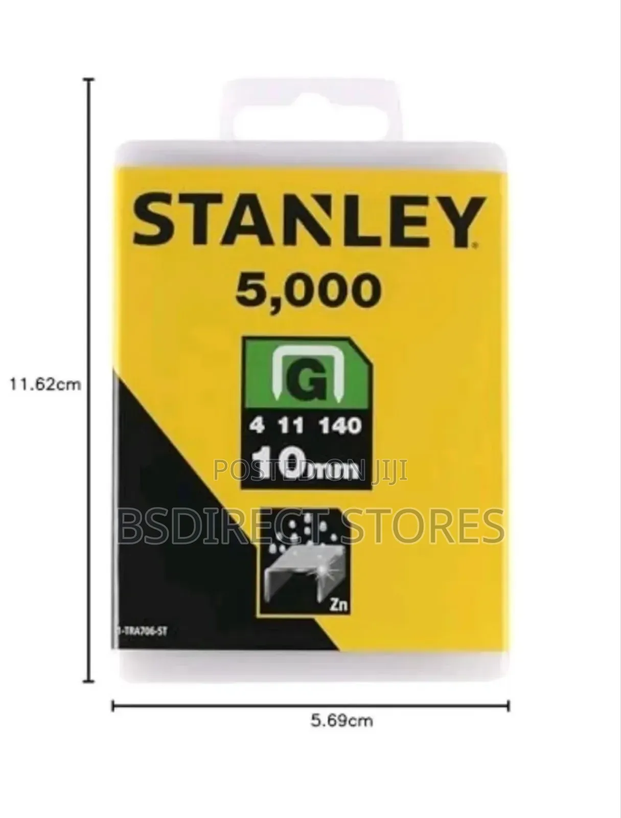 Stanley Heavy Duty Cable Staples 5000pcs Type G 10 Mm