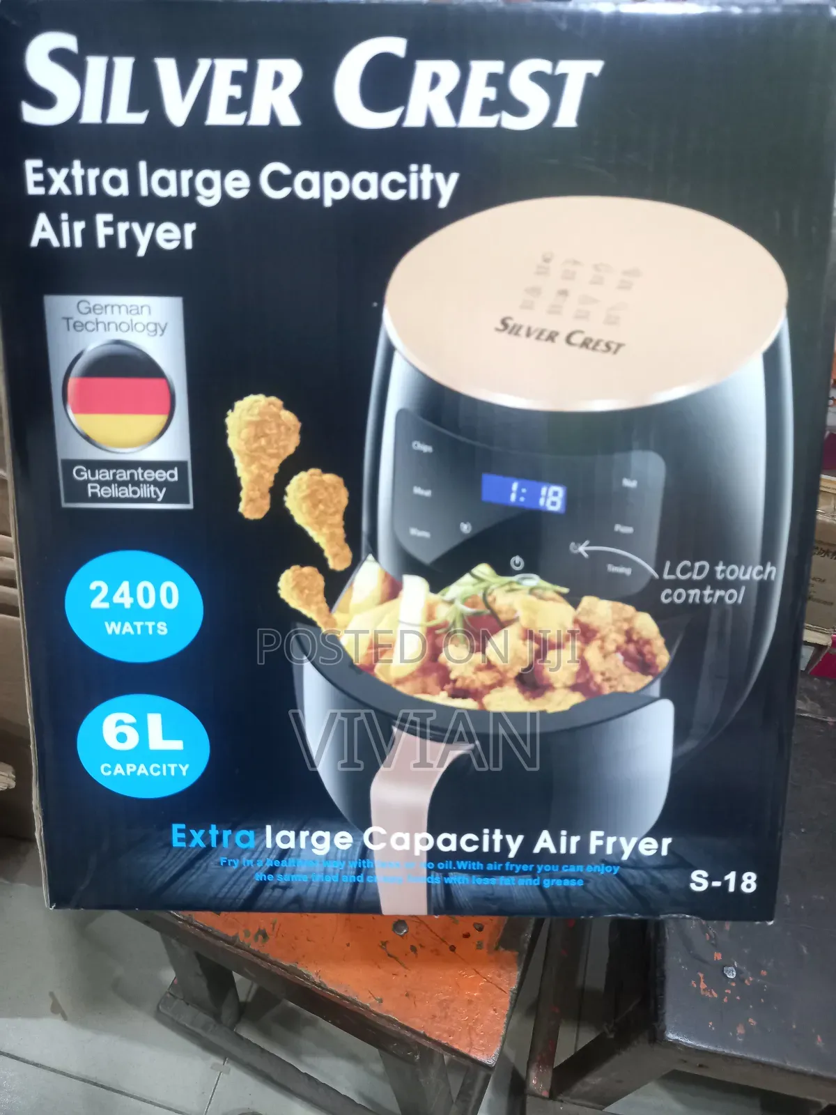 6l Silver Crest Air Fryer