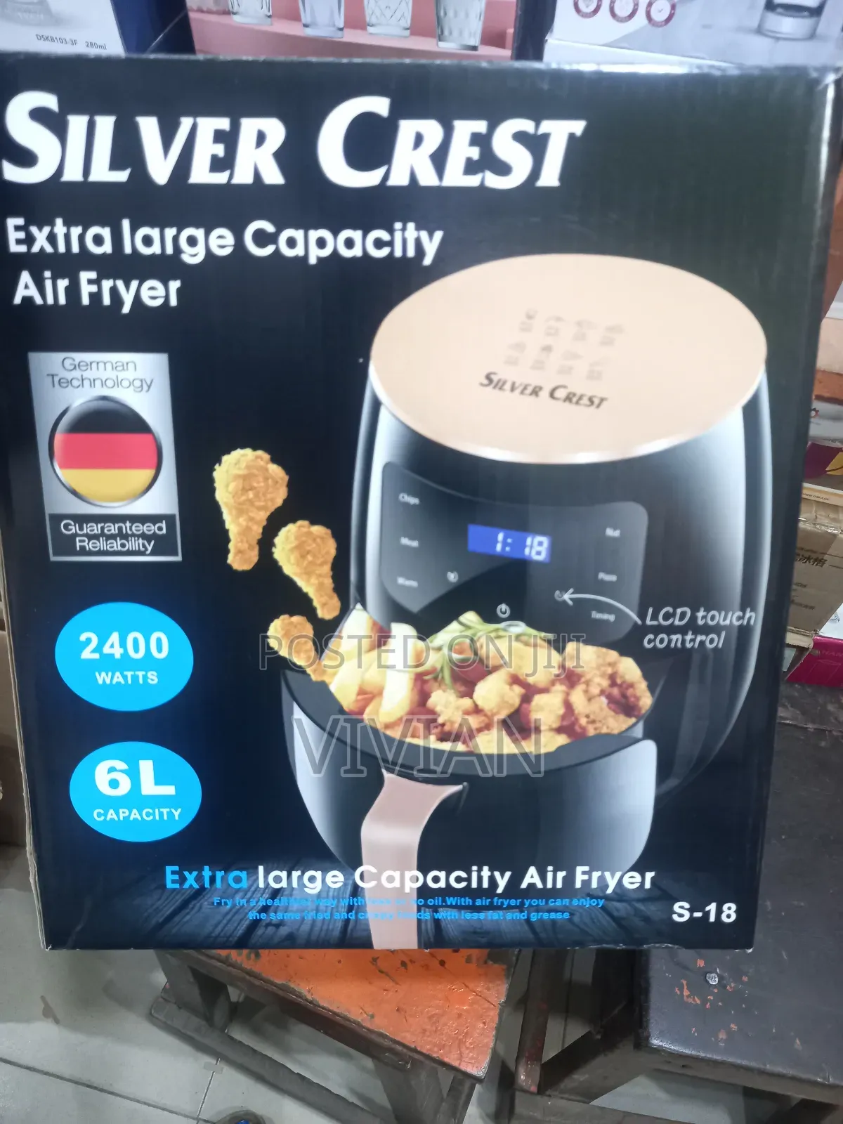 6l Silver Crest Air Fryer