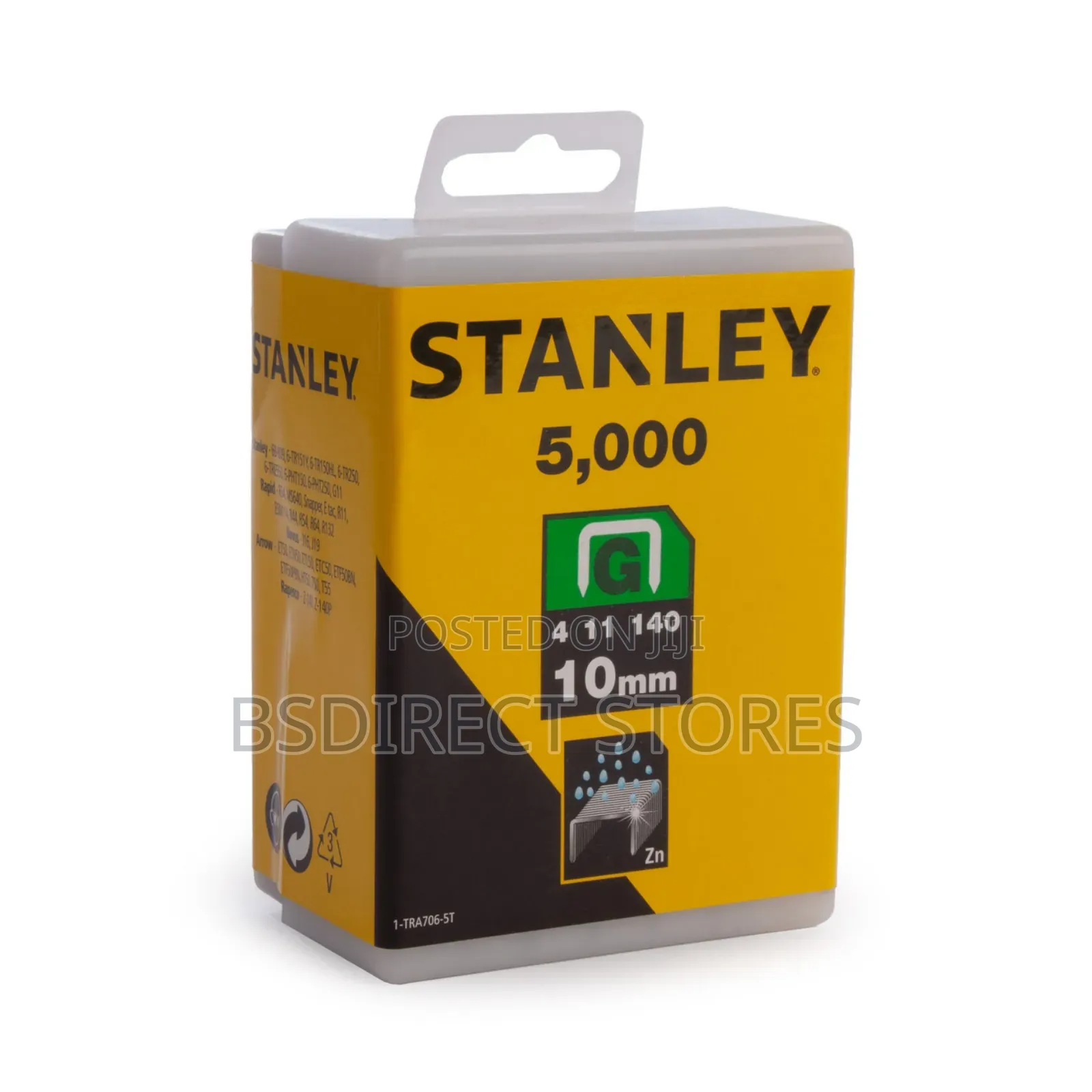 Stanley Heavy Duty Cable Staples 5000pcs Type G 10 Mm
