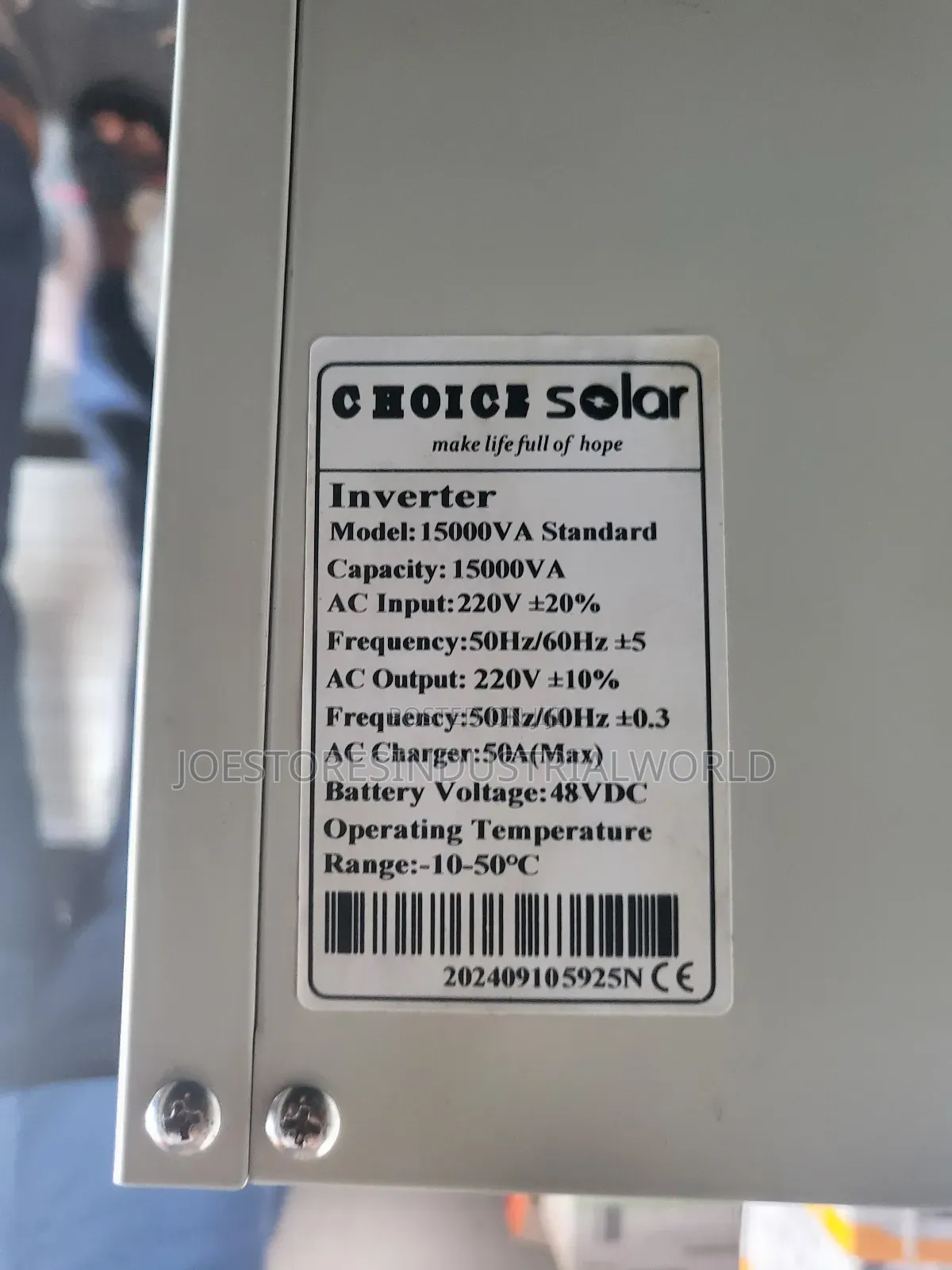 15kva Choice Solar Inverter 48v