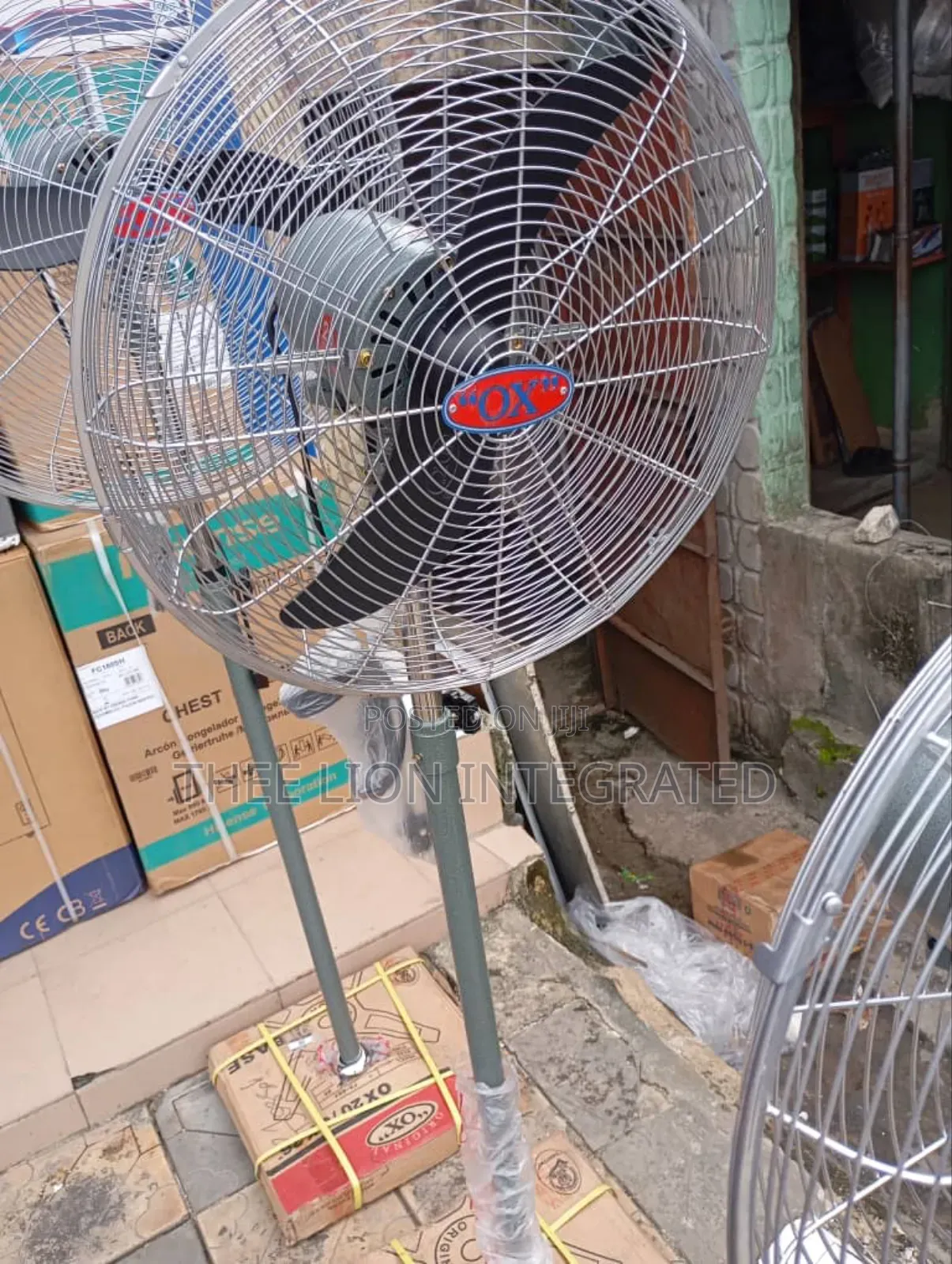 Ox Industrial Standing Fan,