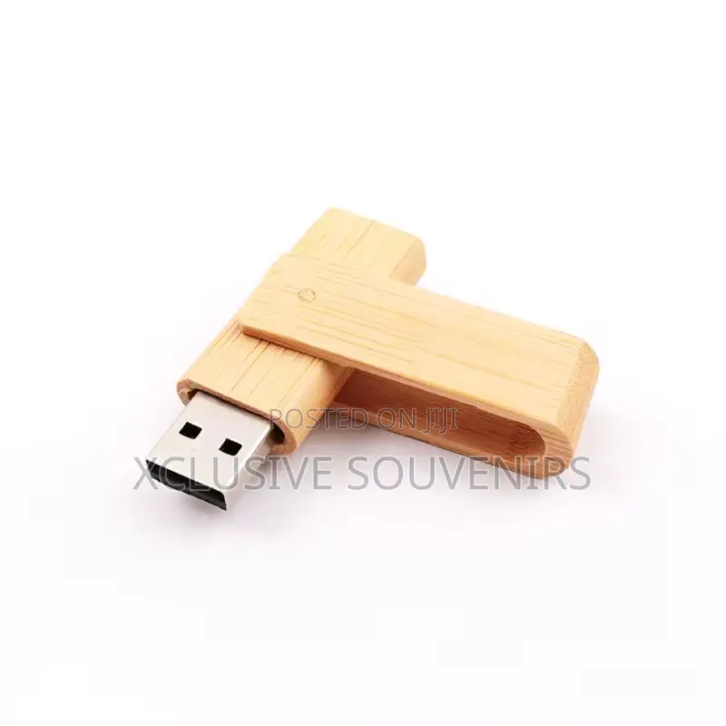 16gb Bamboo Swivel Fancy Design Usb Flash Drive