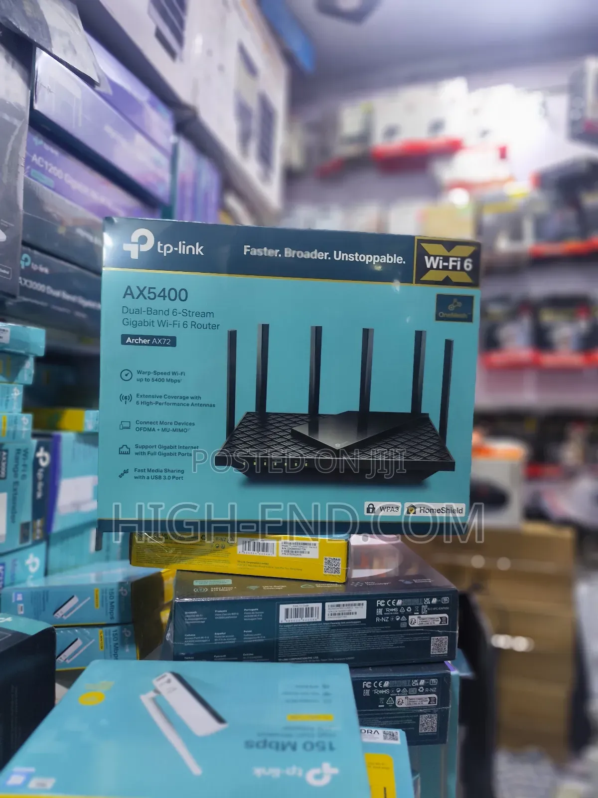Tp Link Ax5400 Archer Ax72 Dual Band 6-Stream Wifi 6 Router