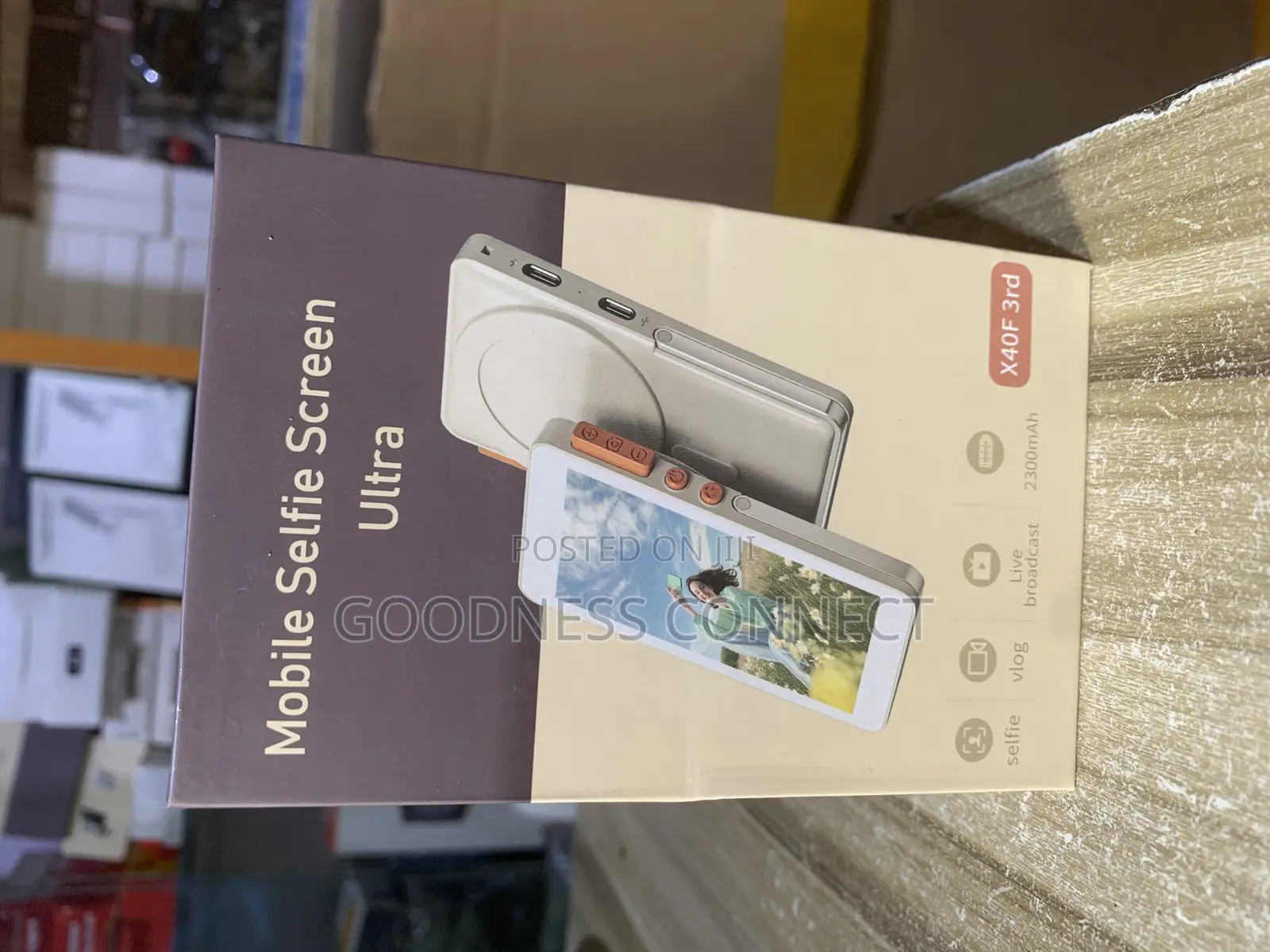 X40f 3rd Mobile Selfie Phone Screen Monitor