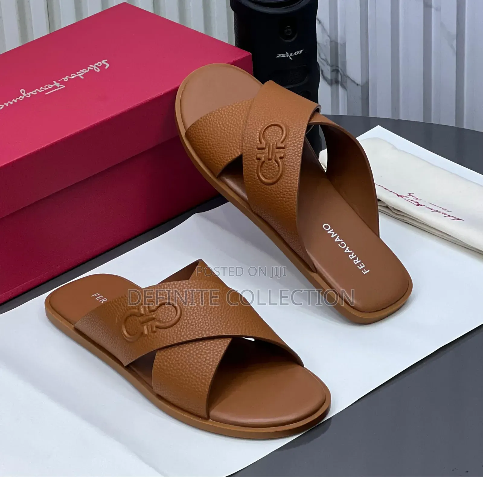 Salvatore Ferragamo Leather Slippers