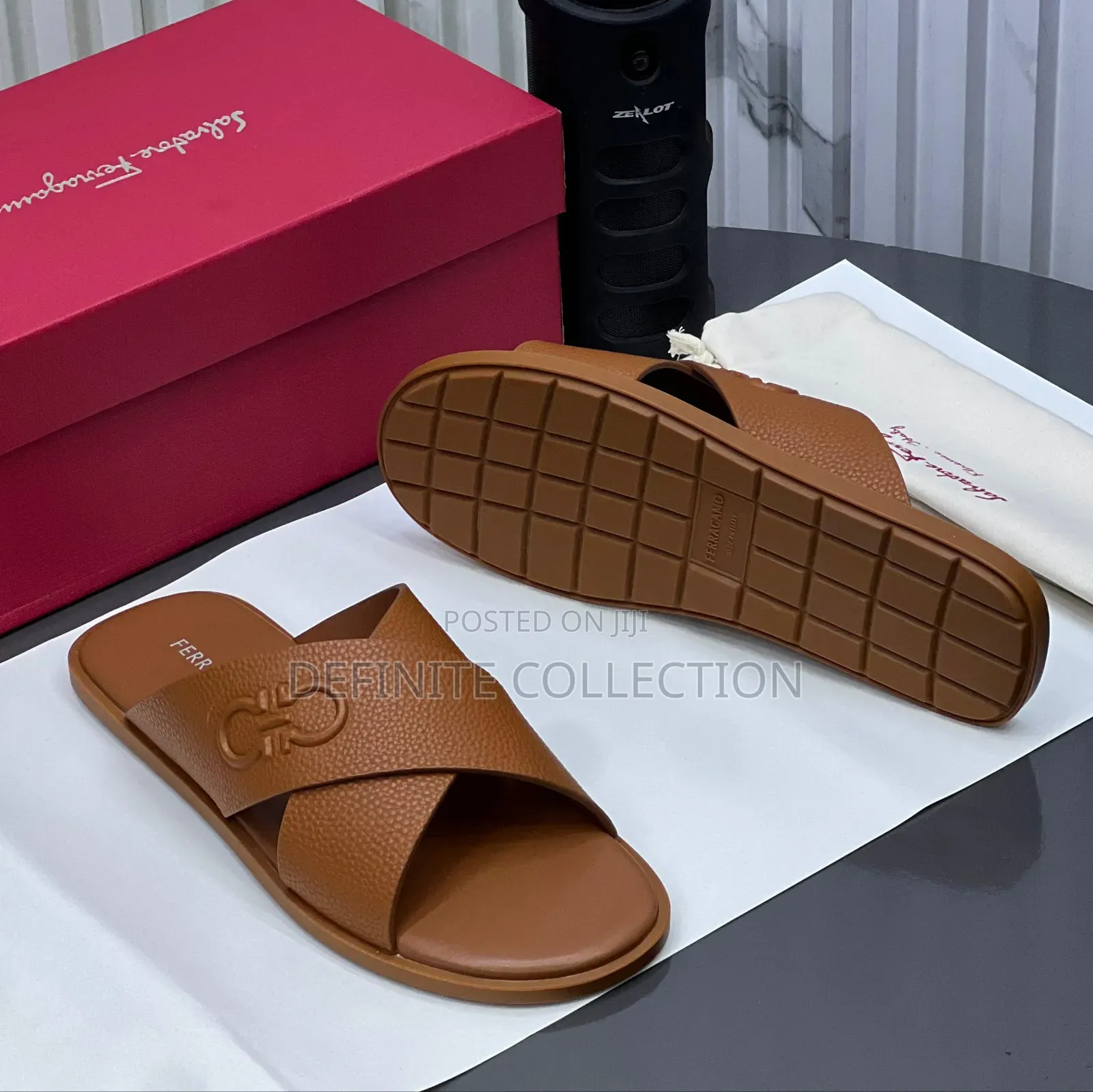 Salvatore Ferragamo Leather Slippers