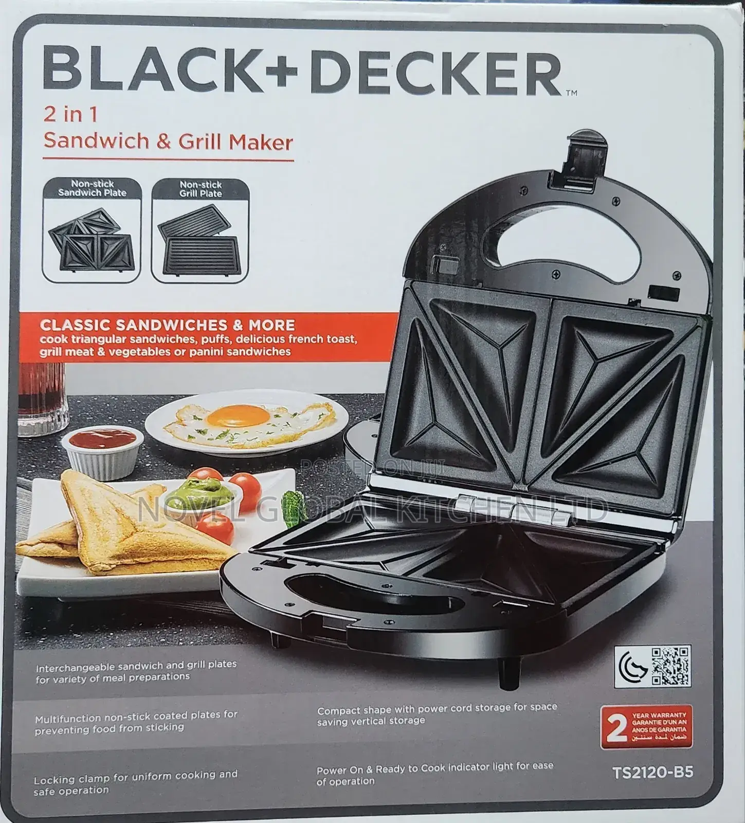 Black+Decker Toaster+Grill Machine