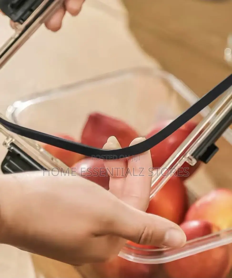 Transparent Refrigerator Storage Boxes Set
