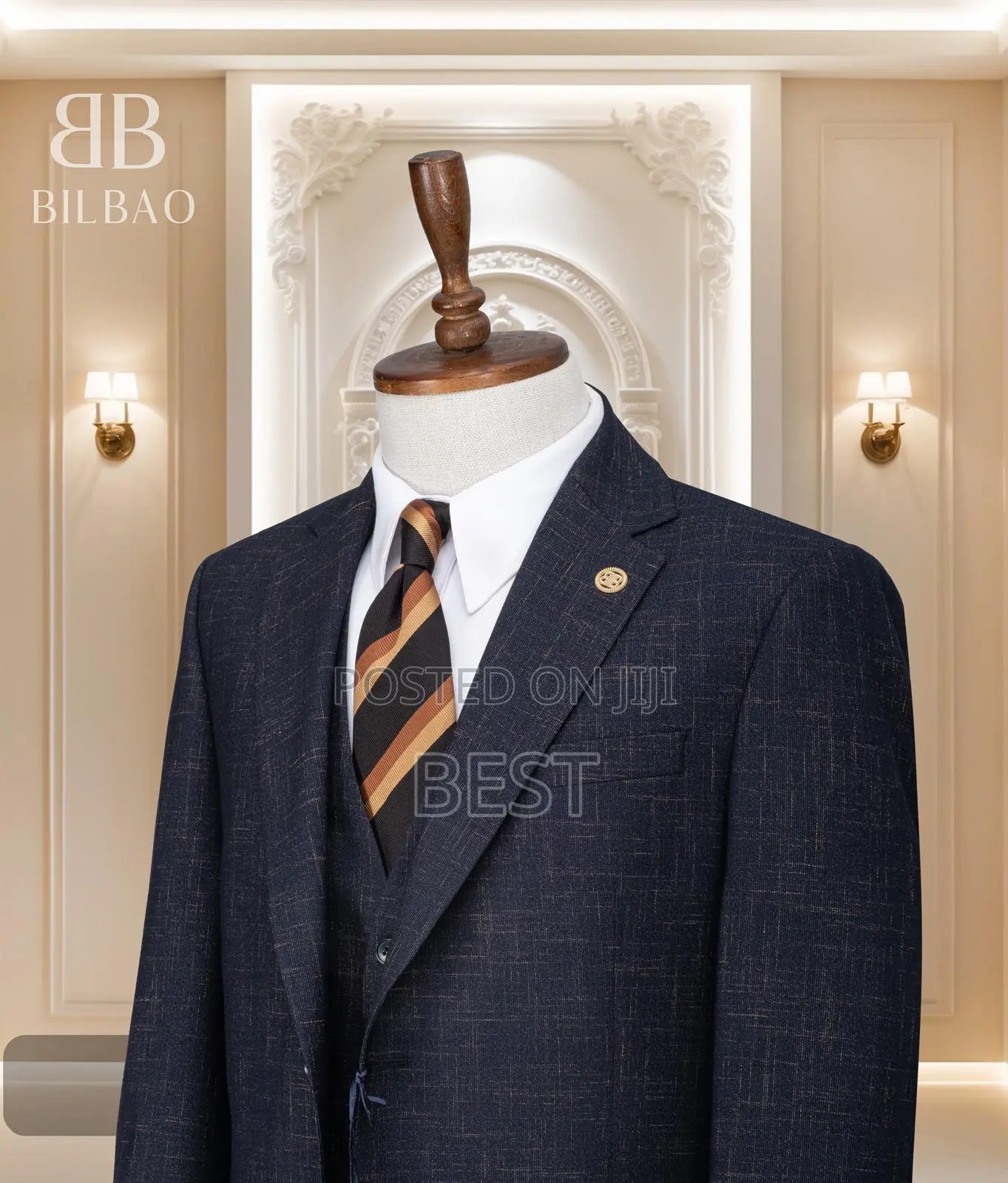 Men's Luxury 3pis Suit With 2 Botton Only for Men of Class