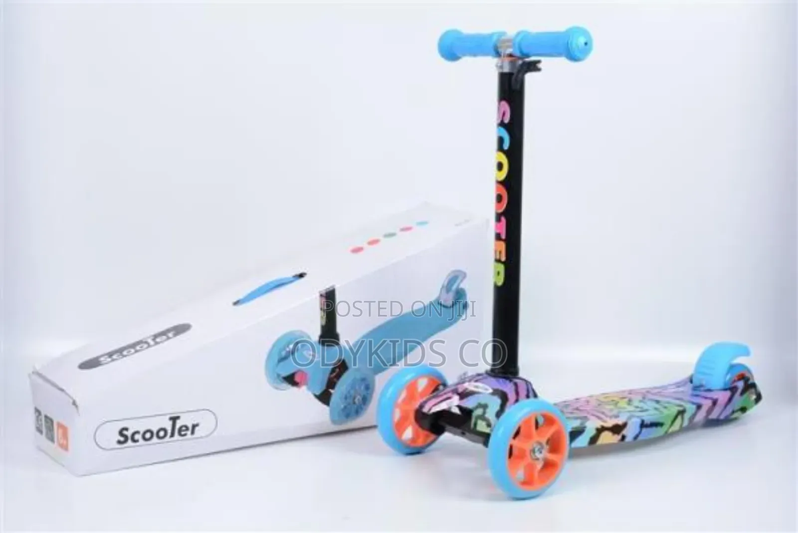 Scooter for Kids Toddlers With 4 Adjustable(Mixed Color)