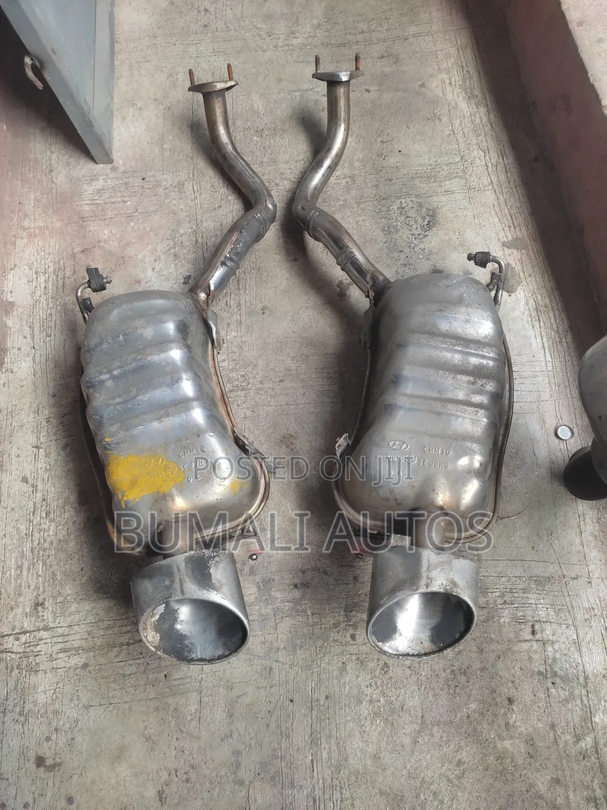 Exhaust Silencer Back Pots for Hyundai Santa Fe 2008 Model