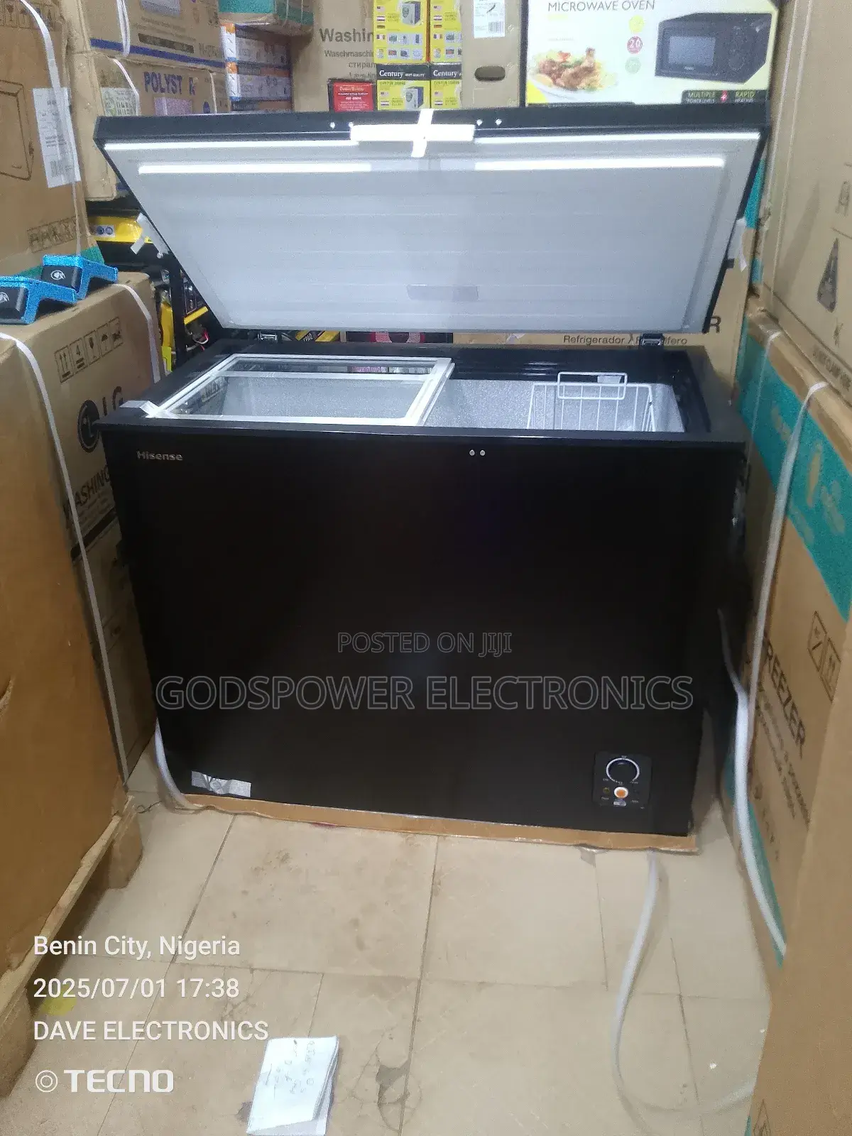 Durable Hisense Deep Freezer Fc250sh Fast Freezer