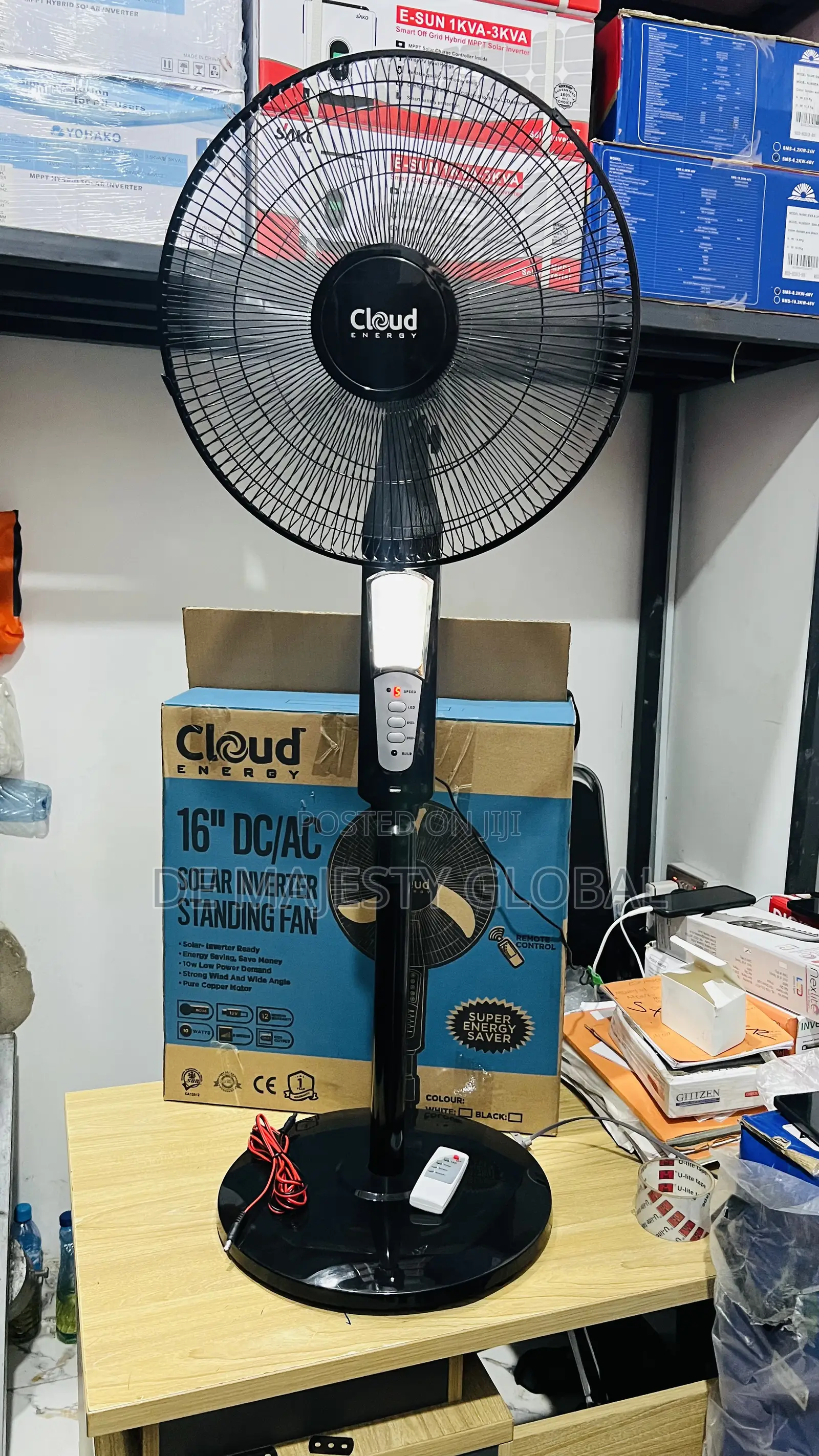 Cloud 10watt Ac/Dc 16inches Non Rechargeable Fan