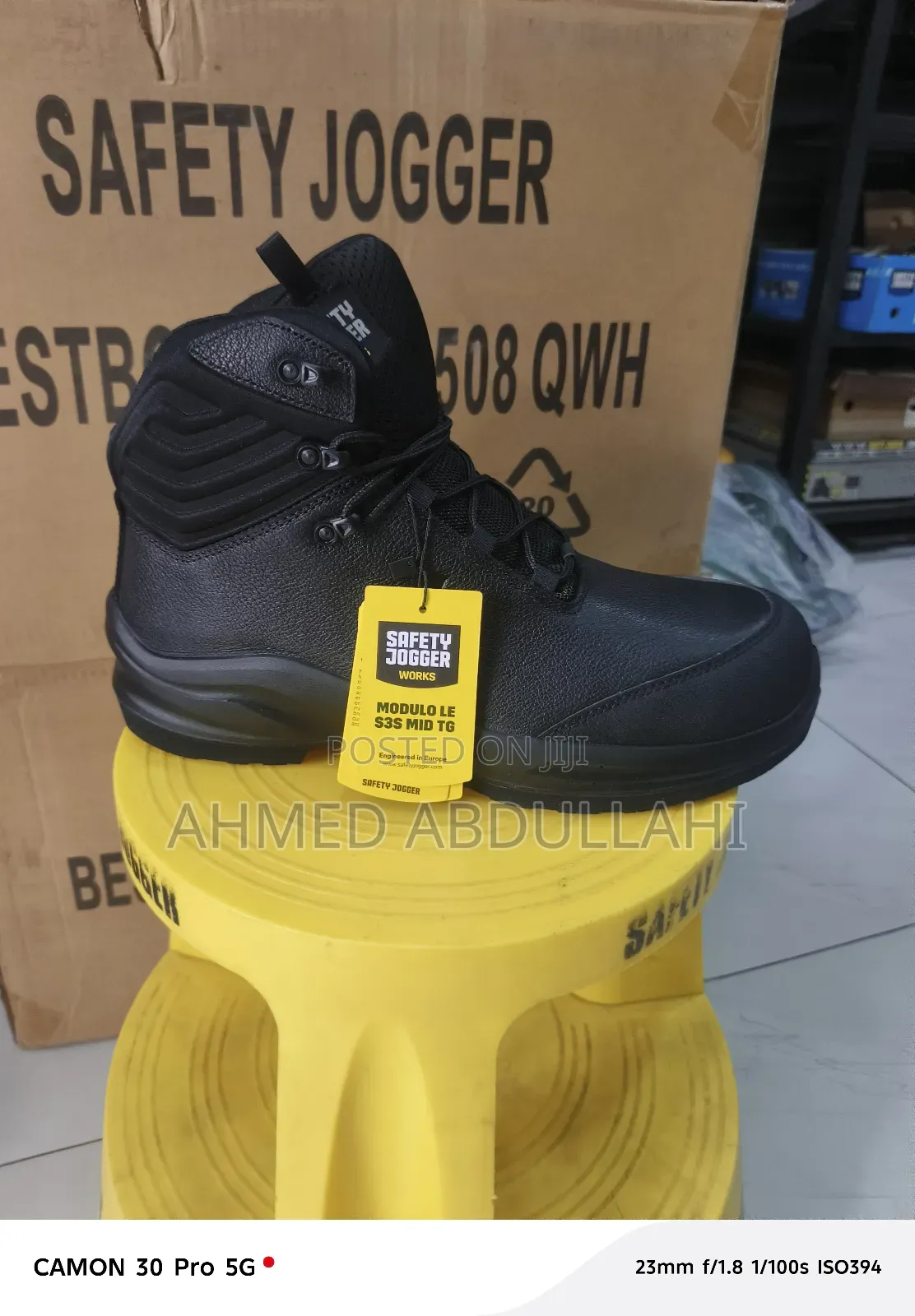 Modulo S3s Leather Mid Safety Jogger Boot