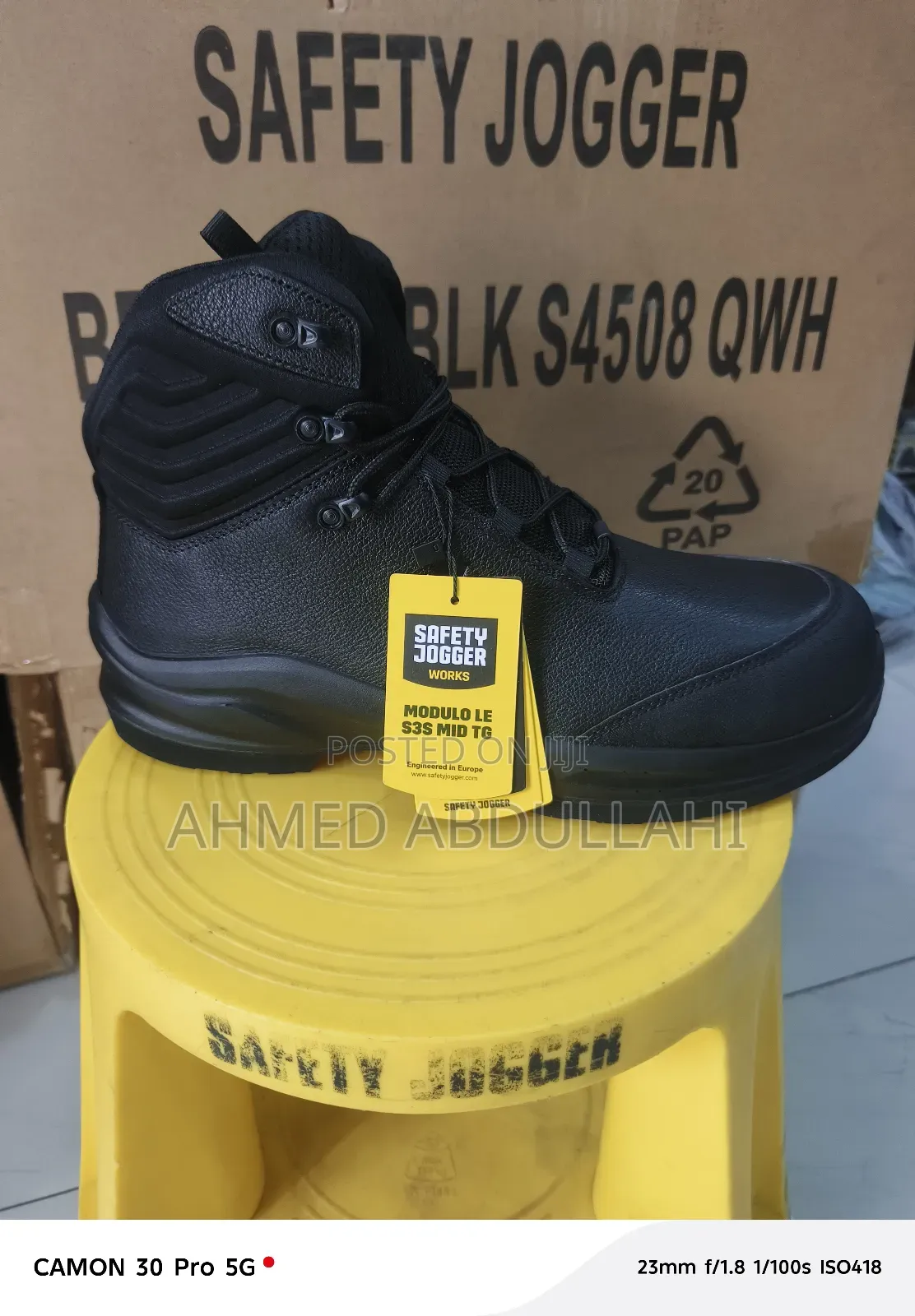 Modulo S3s Leather Mid Safety Jogger Boot
