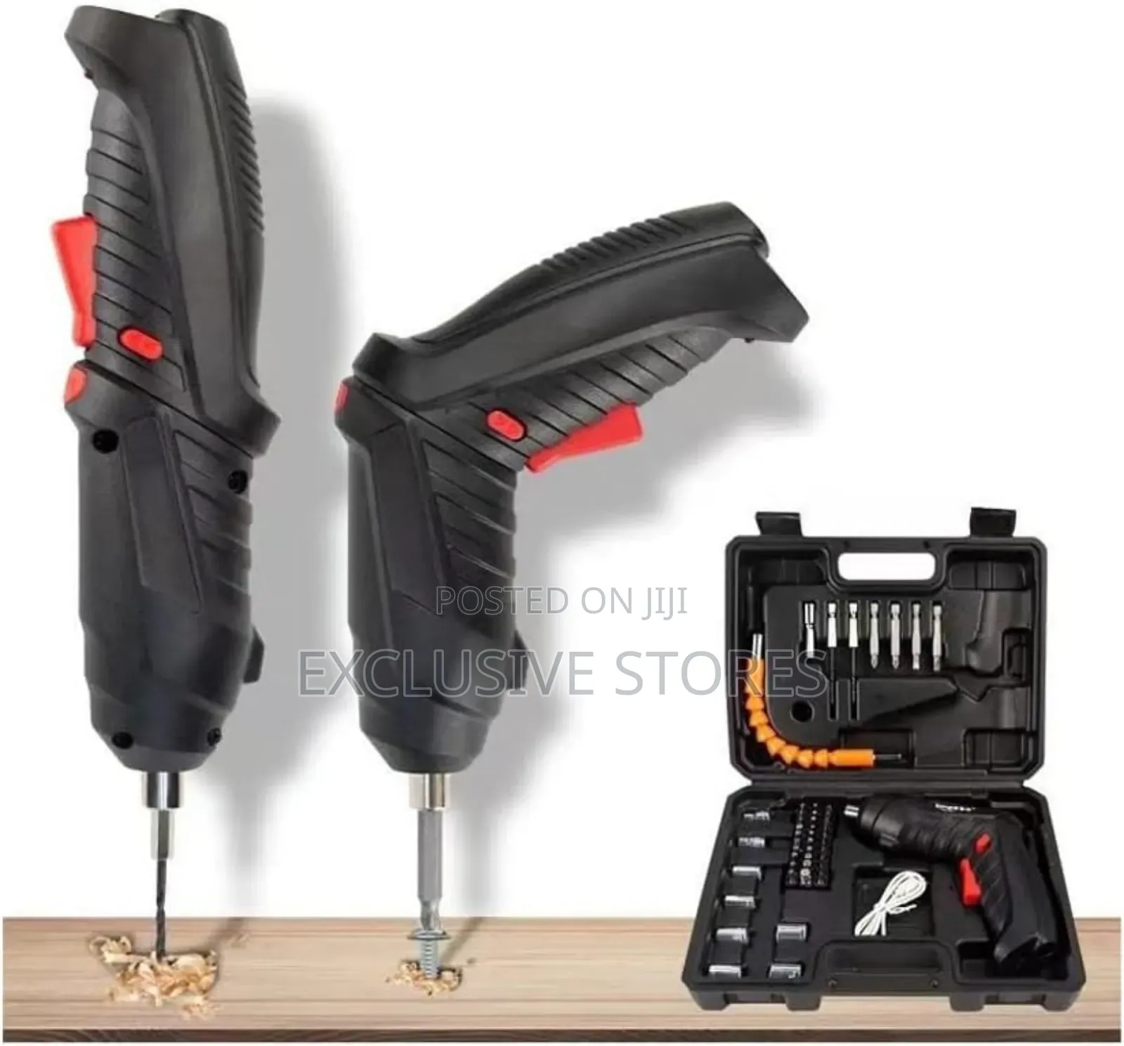 Lithium Rechargeable Screw Driver With Accessories