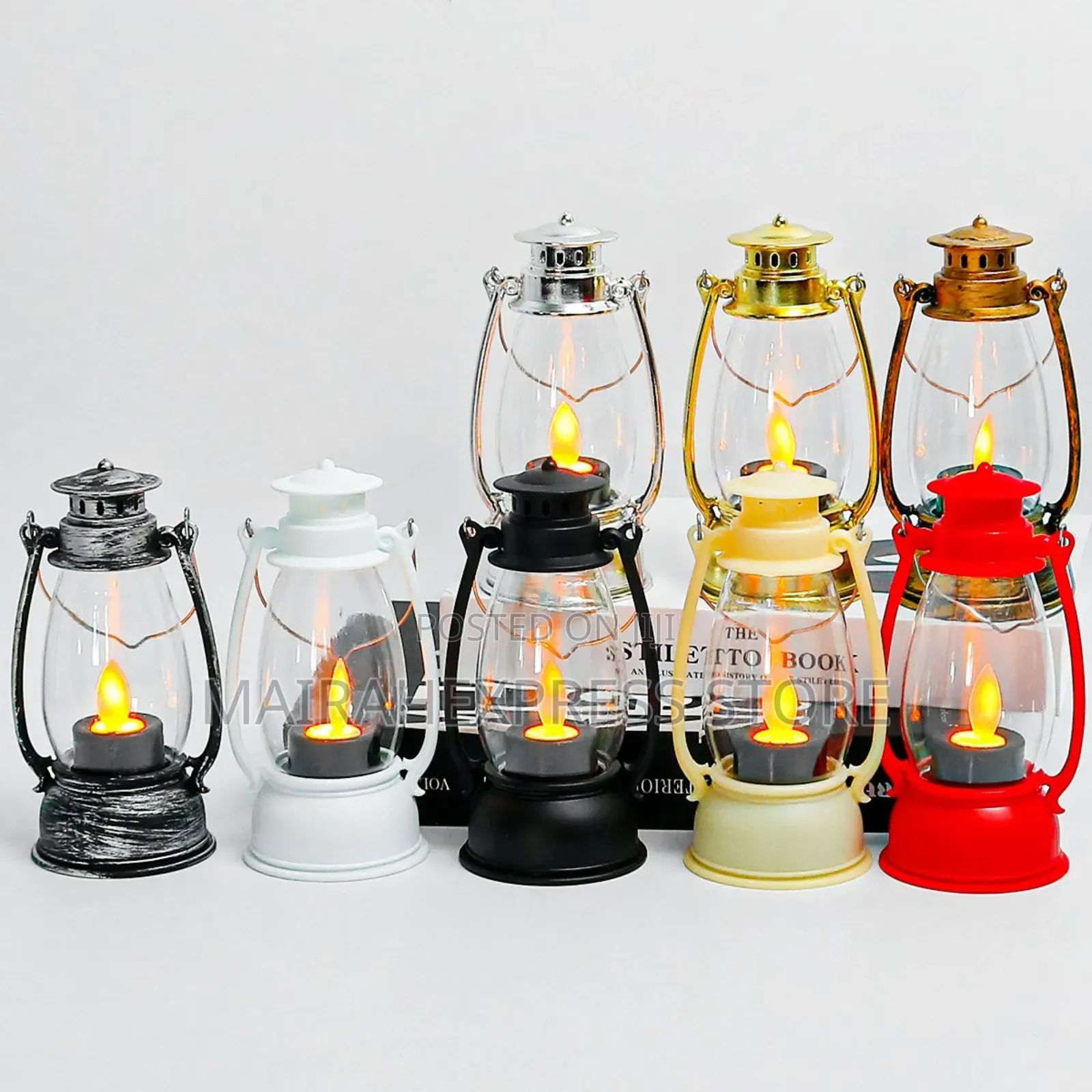 Led Castle and Lantern Decorative Lamp