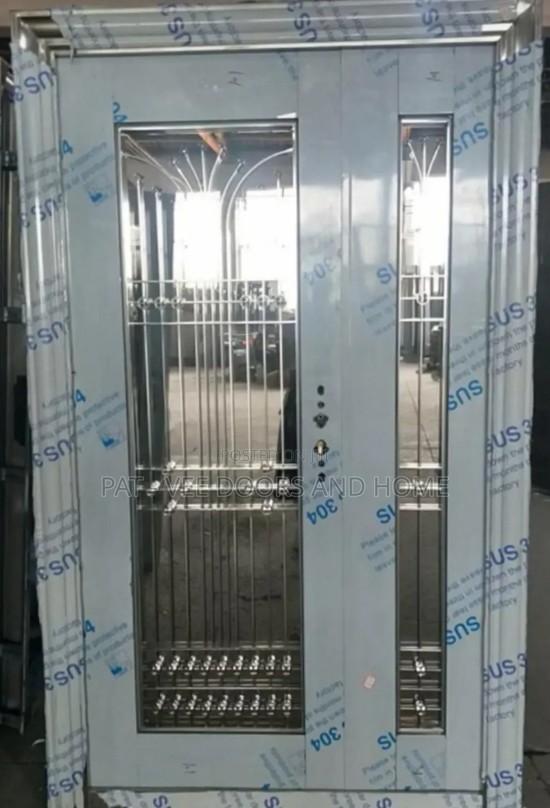China 4ft by 7ft Aluminium Glass Doors