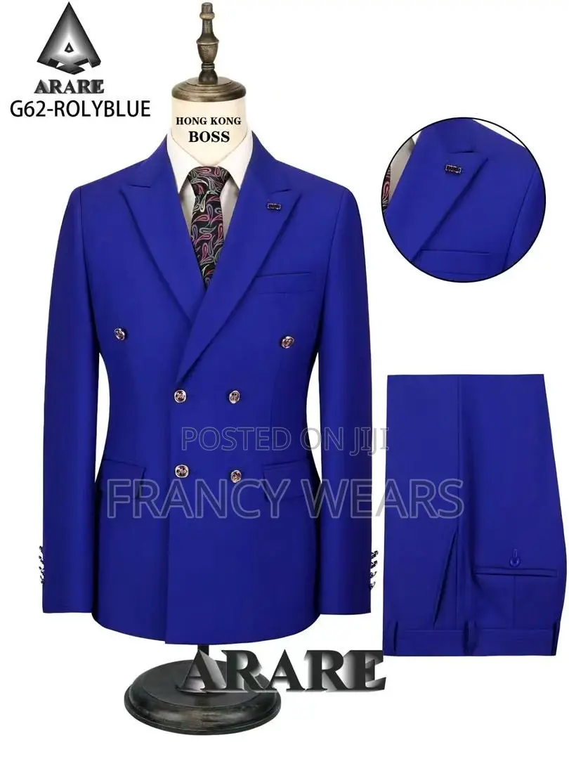 Pure Quality Double Blested Suits Available