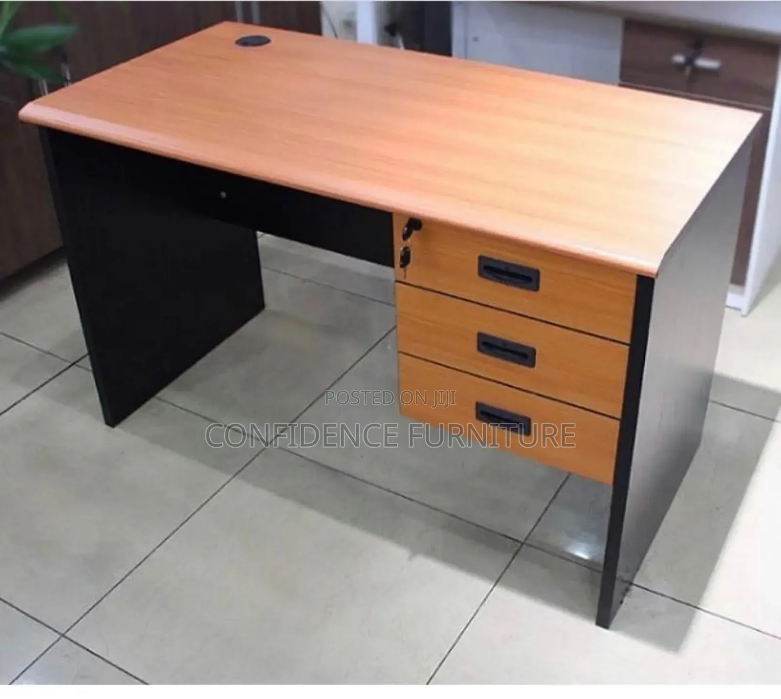 Hdf Wooden Table 4fit With Attached Drawer